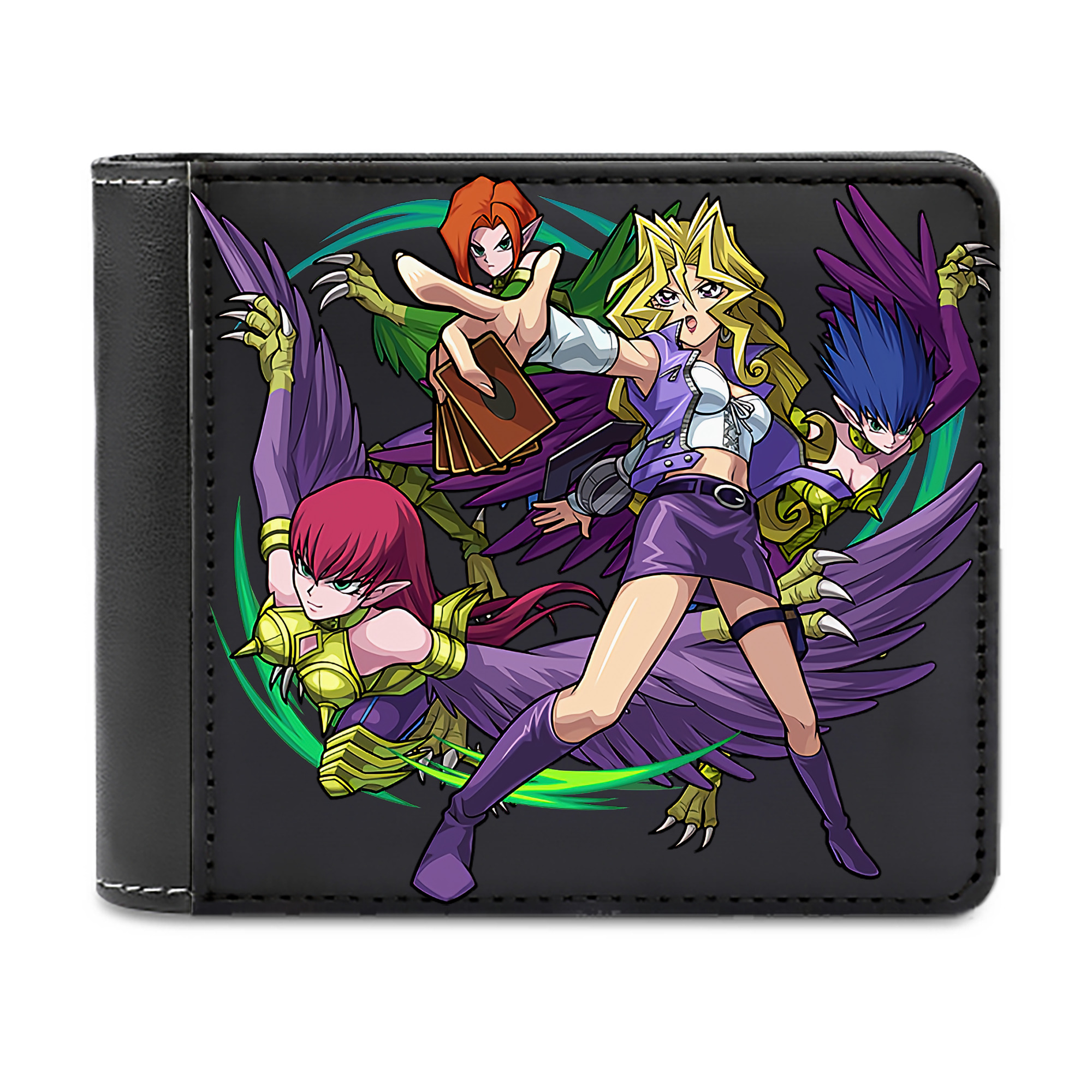 （画像用） 遊☆戯☆王 Yu-Gi-Oh! 二つ折り革財布