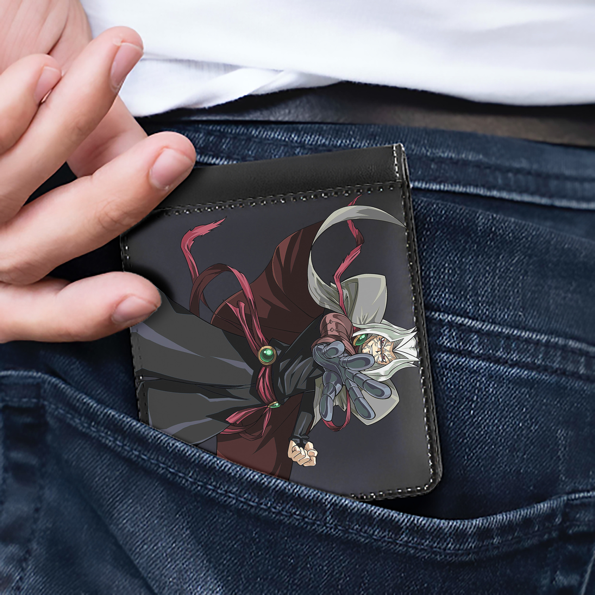 （画像用） 遊☆戯☆王 Yu-Gi-Oh! 二つ折り革財布