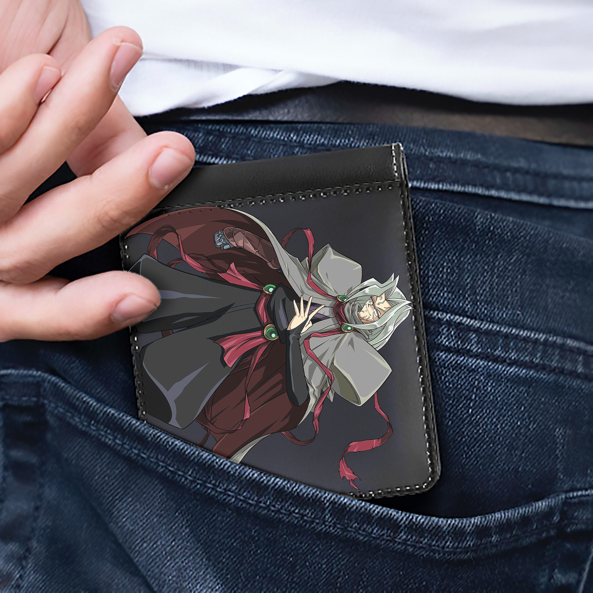 （画像用） 遊☆戯☆王 Yu-Gi-Oh! 二つ折り革財布