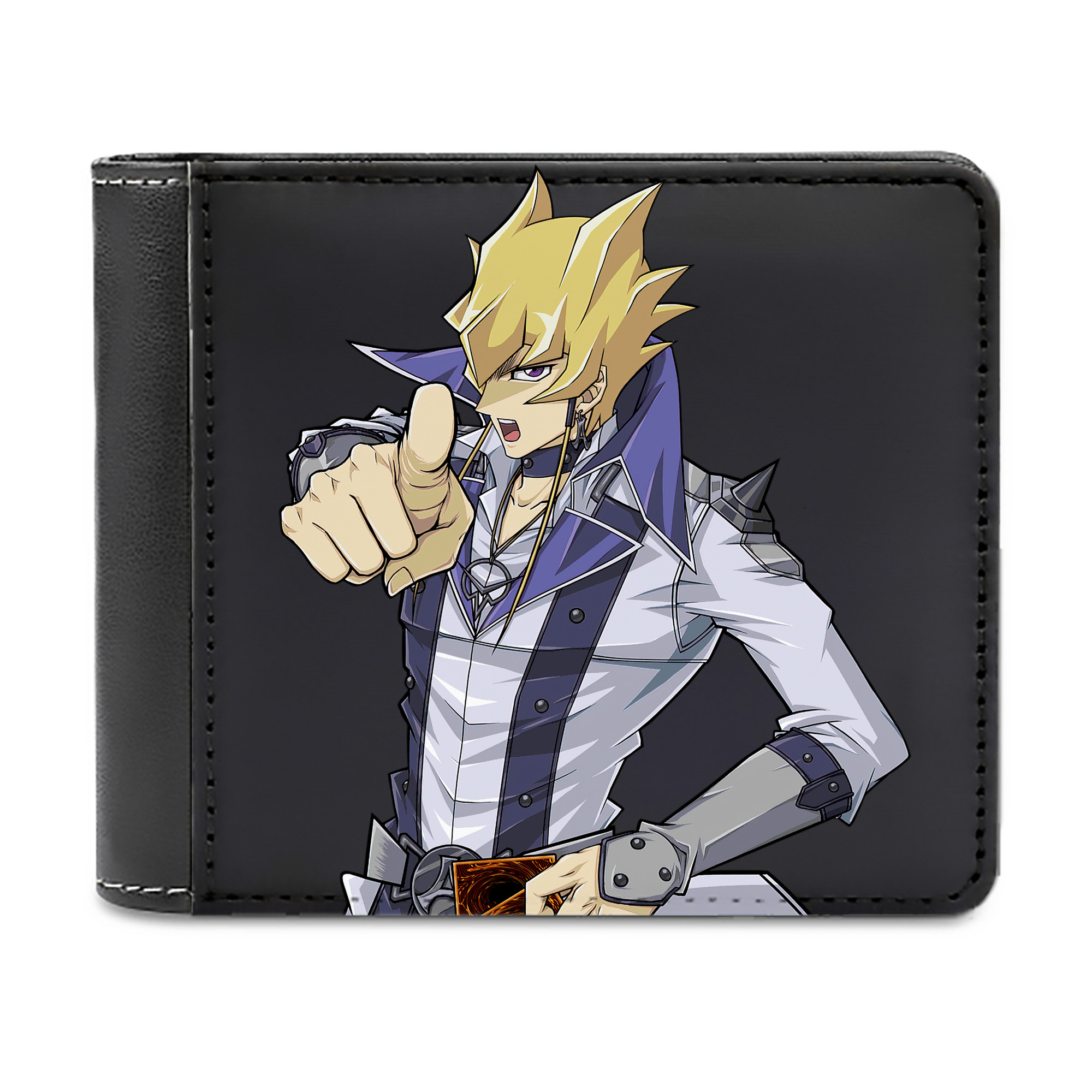 （画像用） 遊☆戯☆王 Yu-Gi-Oh! 二つ折り革財布
