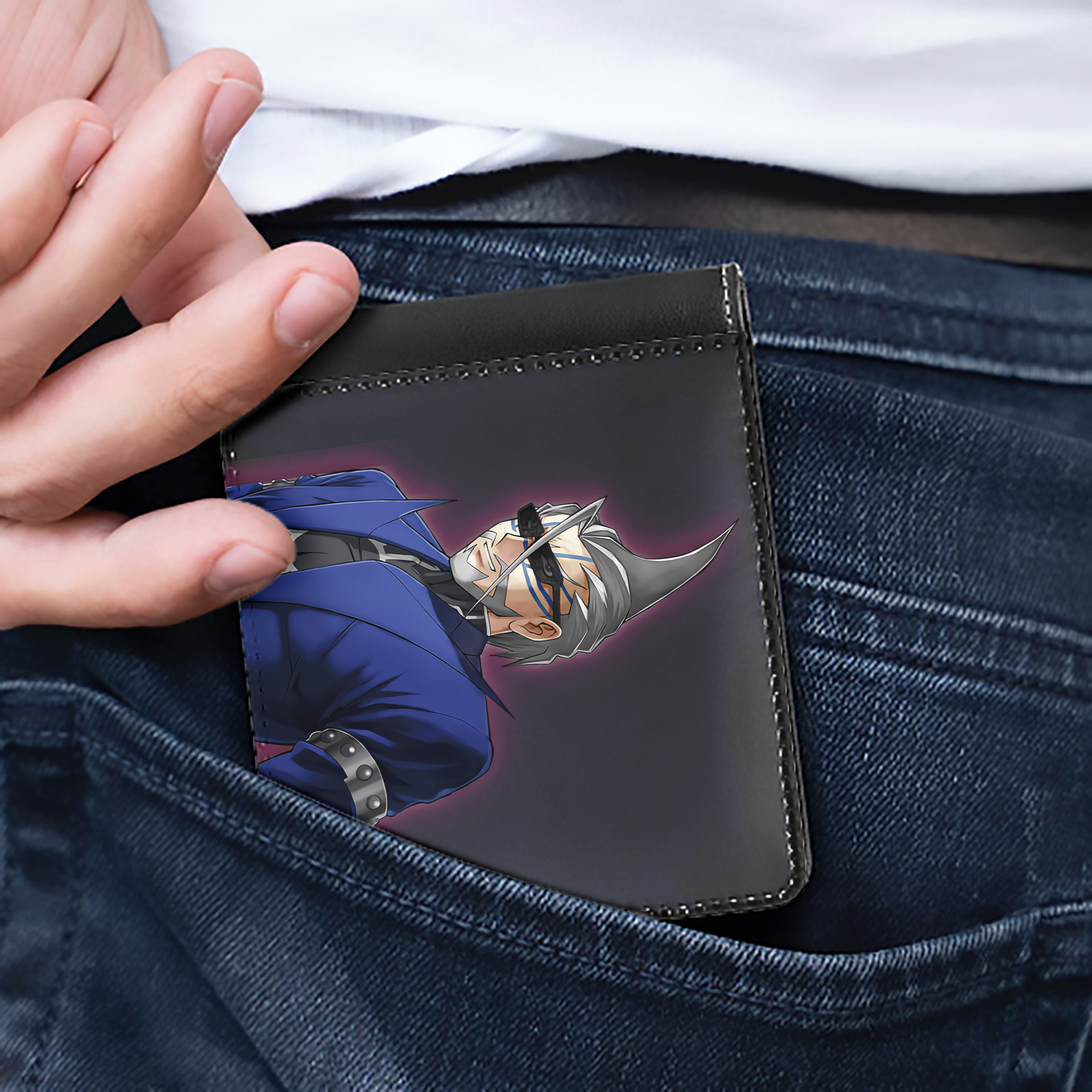 （画像用） 遊☆戯☆王 Yu-Gi-Oh! 二つ折り革財布
