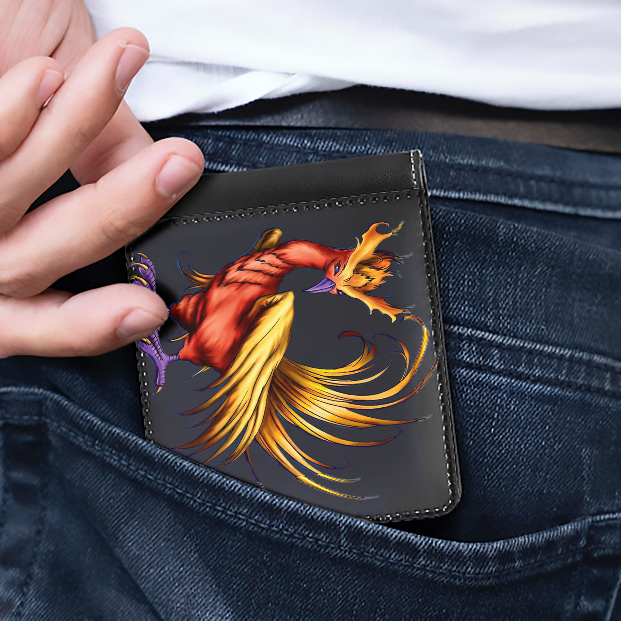 （画像用） 遊☆戯☆王 Yu-Gi-Oh! 二つ折り革財布