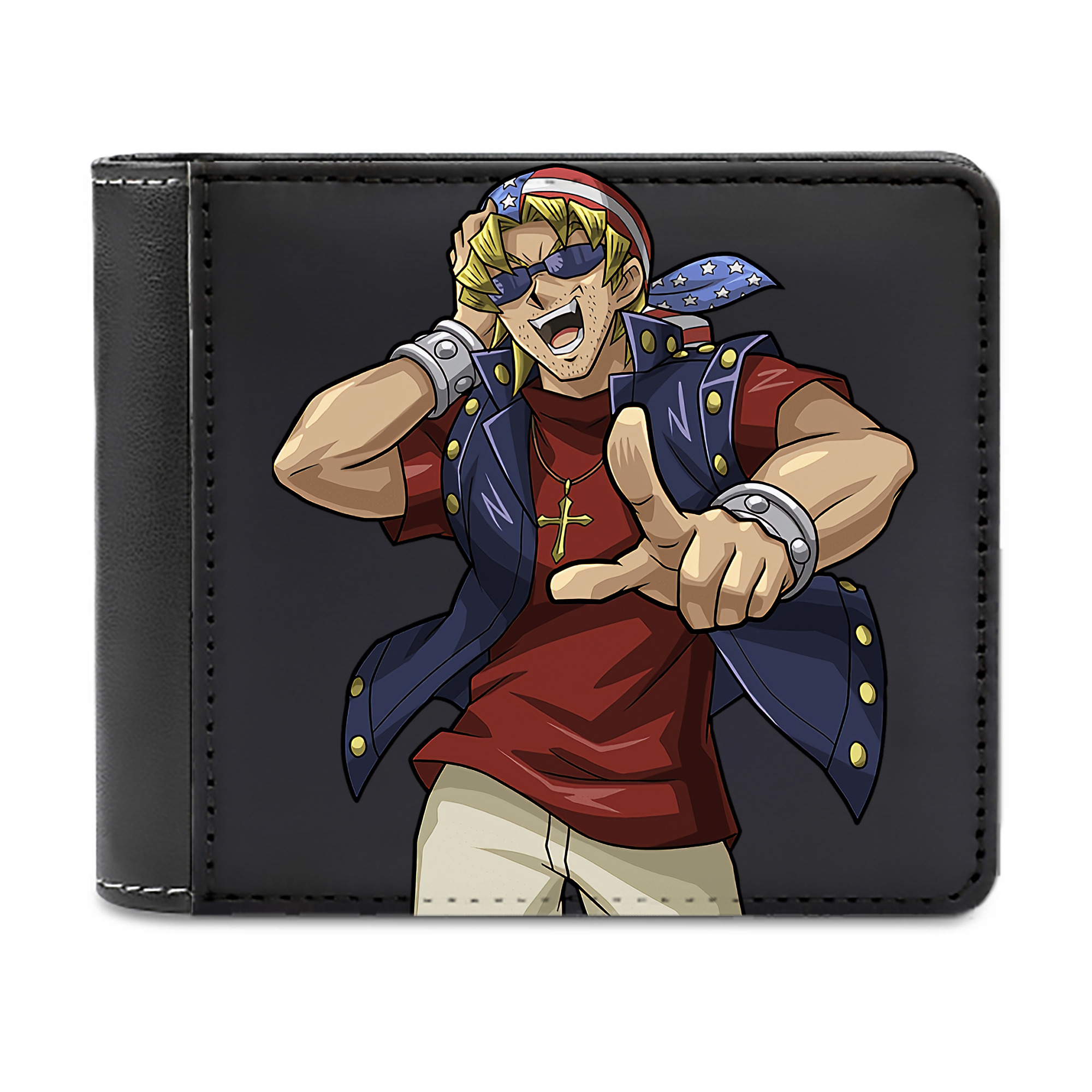 （画像用） 遊☆戯☆王 Yu-Gi-Oh! 二つ折り革財布