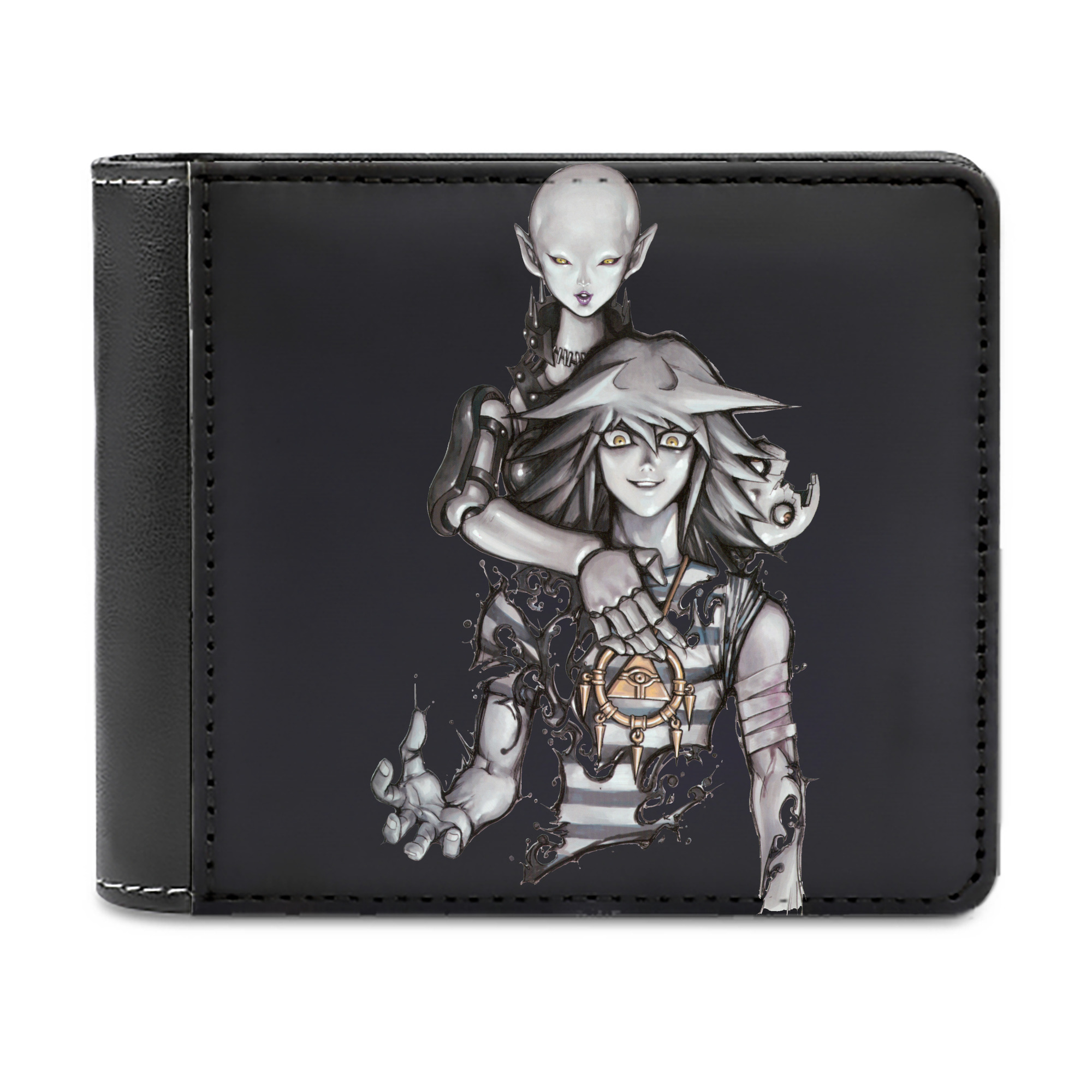 （画像用） 遊☆戯☆王 Yu-Gi-Oh! 二つ折り革財布