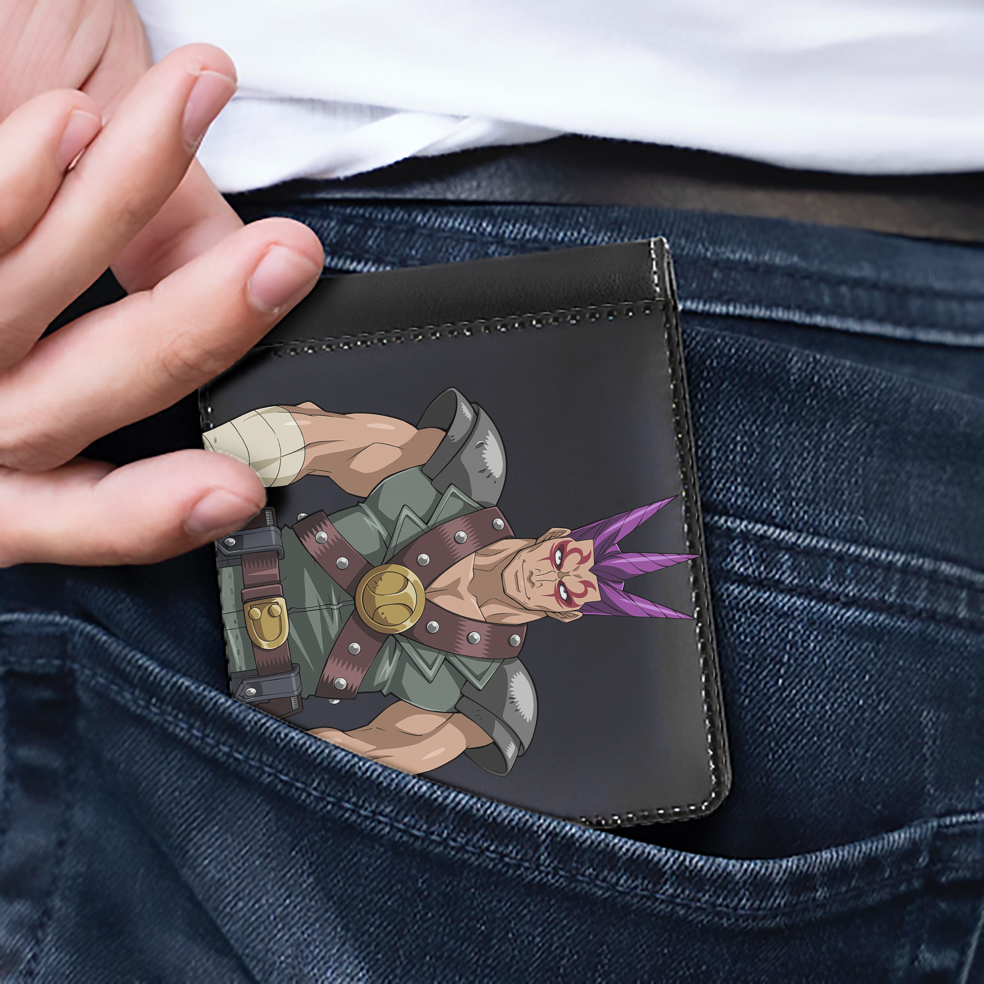 （画像用） 遊☆戯☆王 Yu-Gi-Oh! 二つ折り革財布