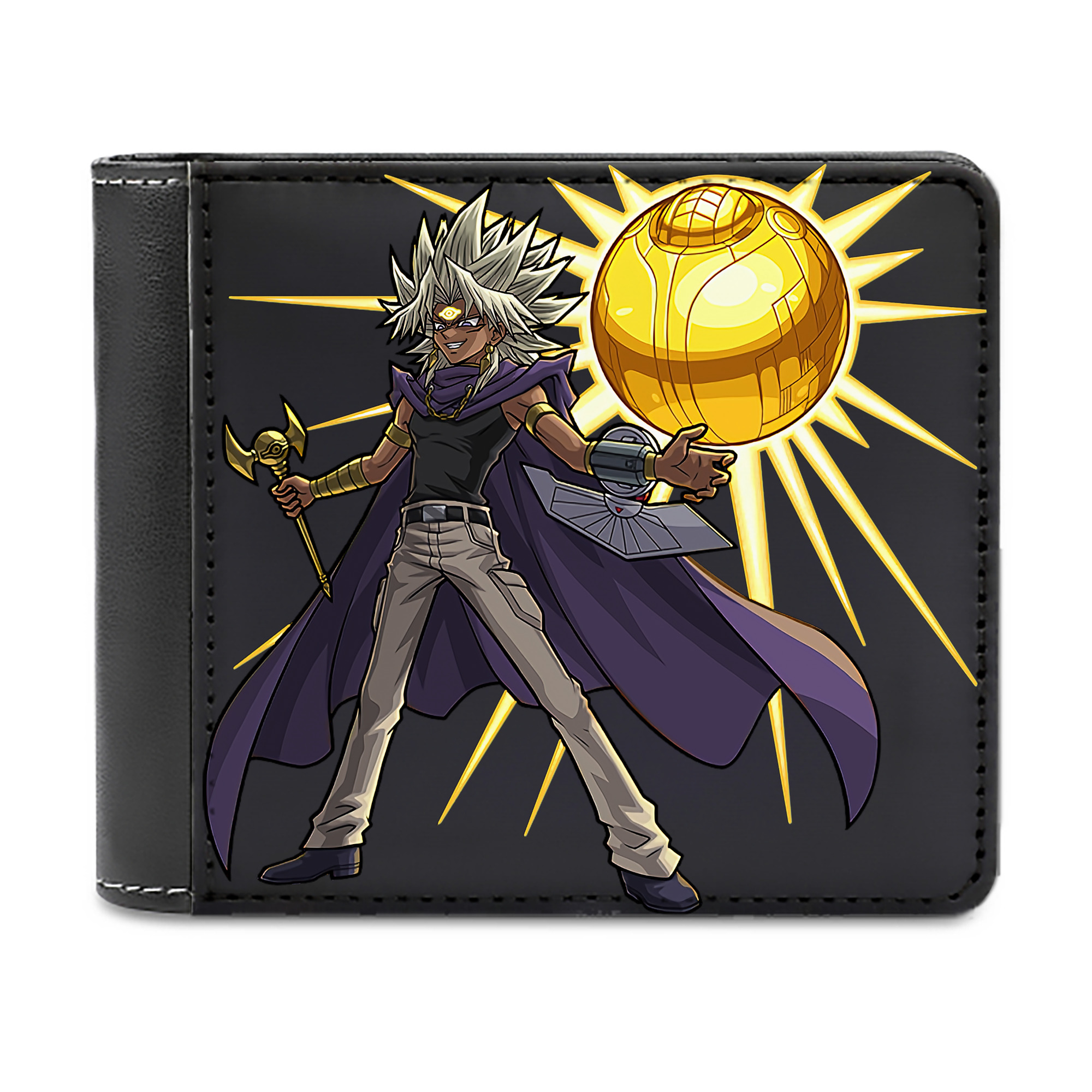 （画像用） 遊☆戯☆王 Yu-Gi-Oh! 二つ折り革財布