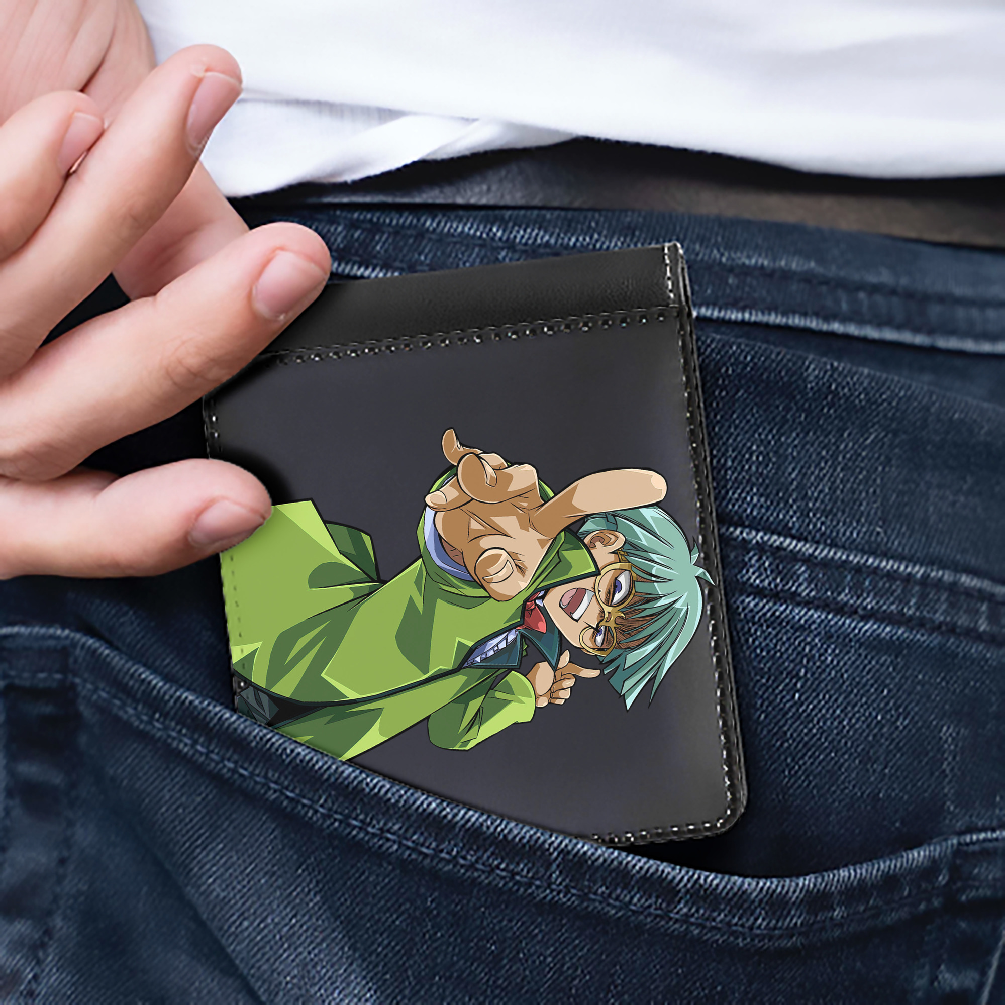 （画像用） 遊☆戯☆王 Yu-Gi-Oh! 二つ折り革財布