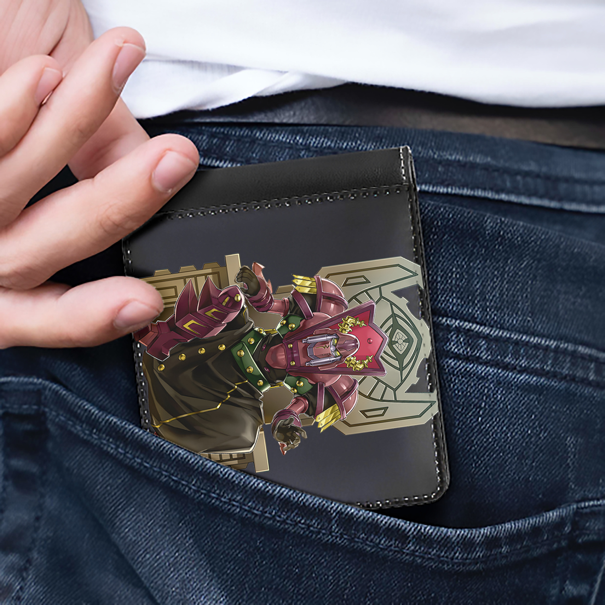 （画像用） 遊☆戯☆王 Yu-Gi-Oh! 二つ折り革財布