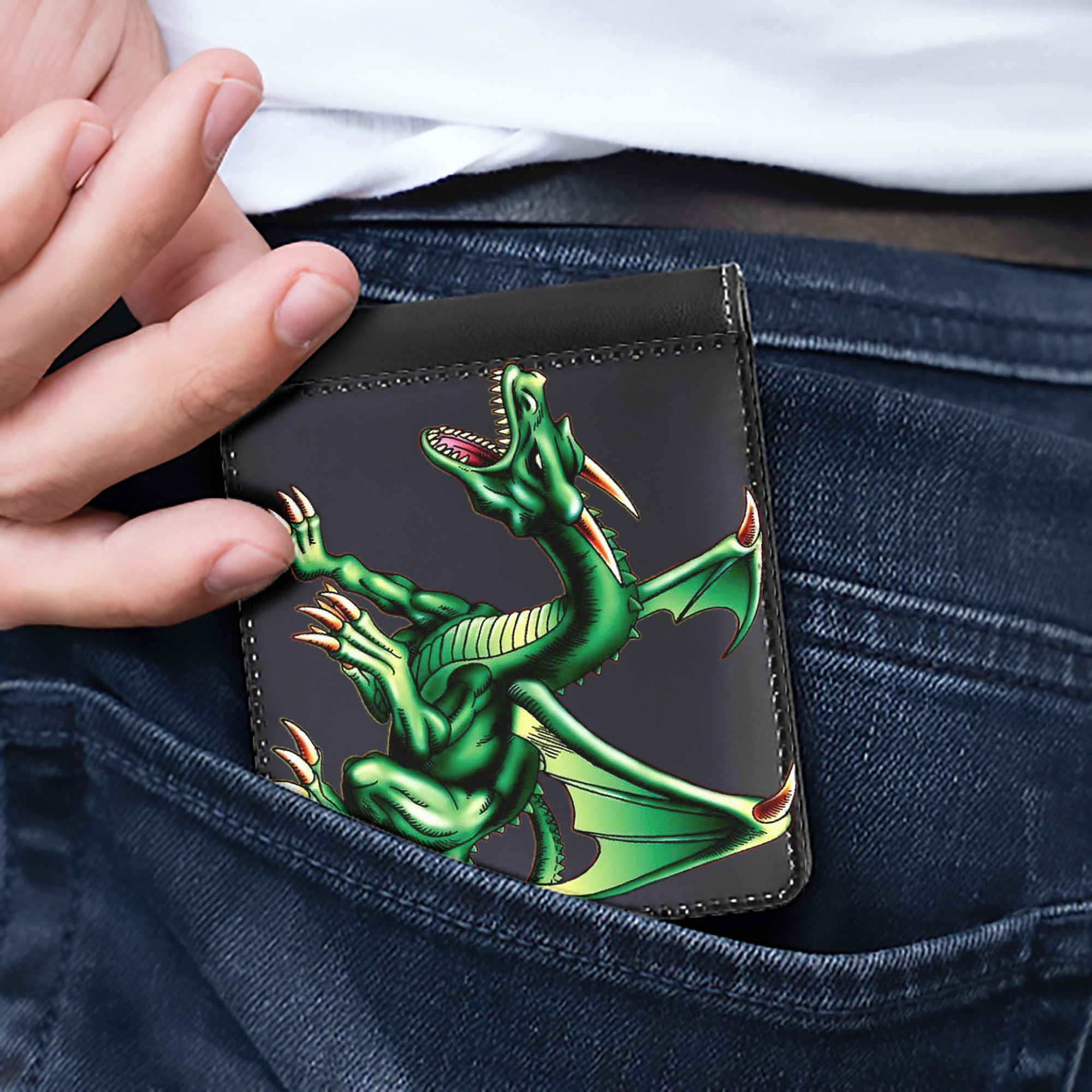 （画像用） 遊☆戯☆王 Yu-Gi-Oh! 二つ折り革財布