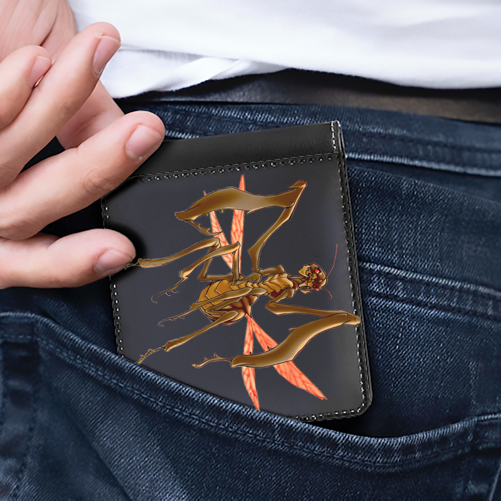 （画像用） 遊☆戯☆王 Yu-Gi-Oh! 二つ折り革財布