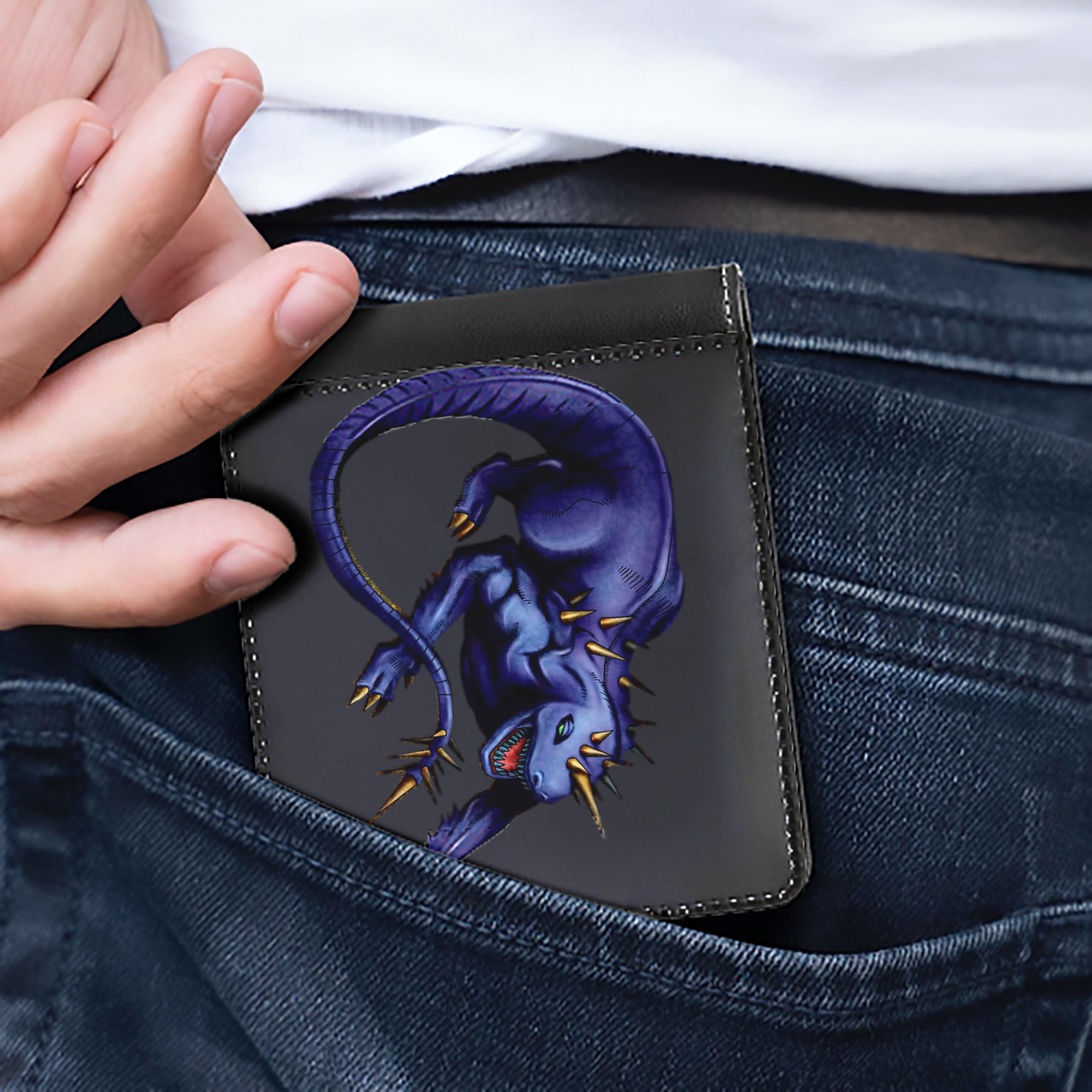 （画像用） 遊☆戯☆王 Yu-Gi-Oh! 二つ折り革財布