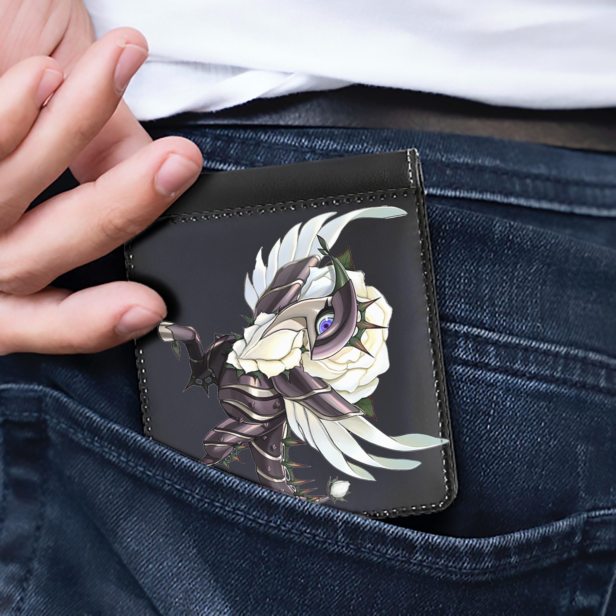 （画像用） 遊☆戯☆王 Yu-Gi-Oh! 二つ折り革財布