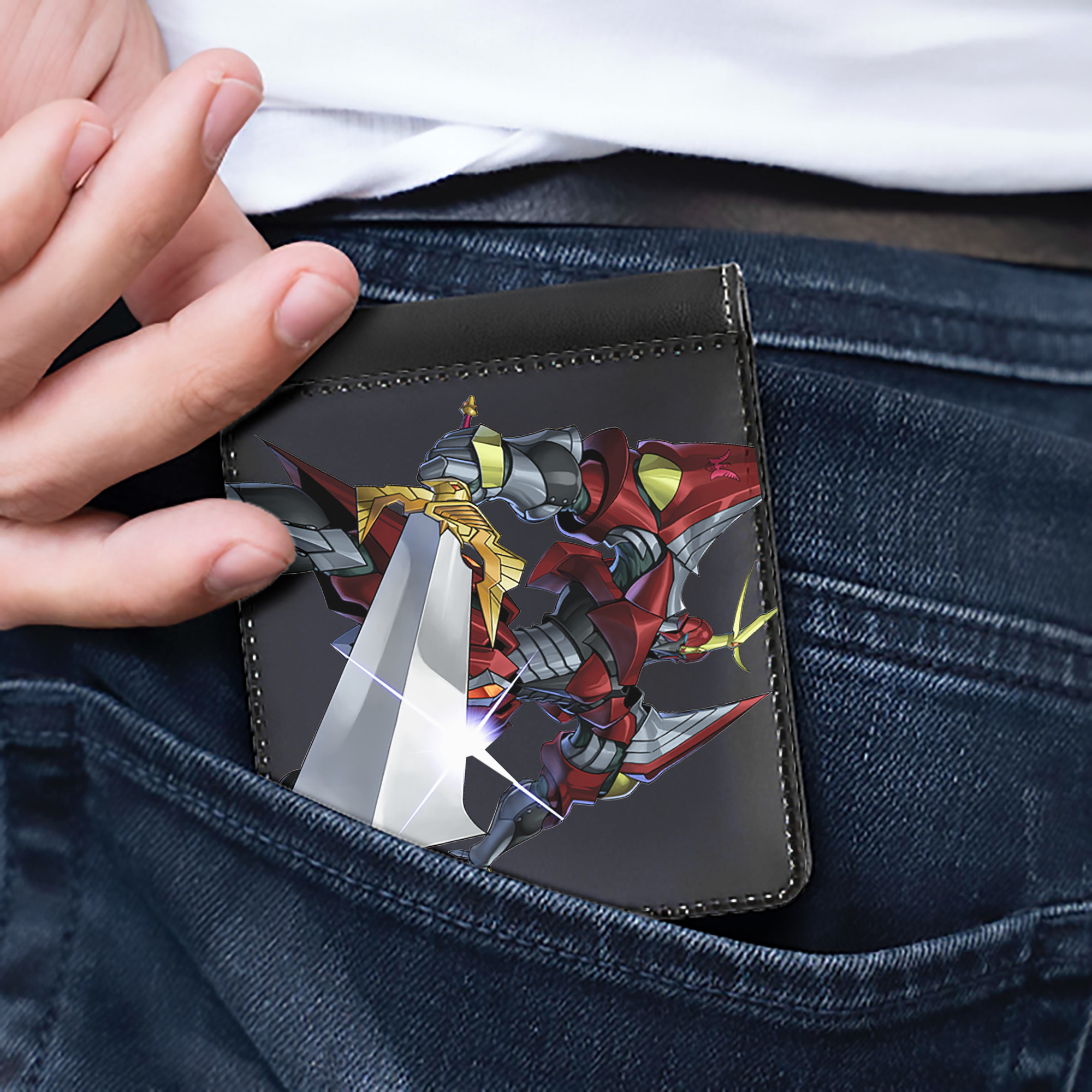（画像用） 遊☆戯☆王 Yu-Gi-Oh! 二つ折り革財布