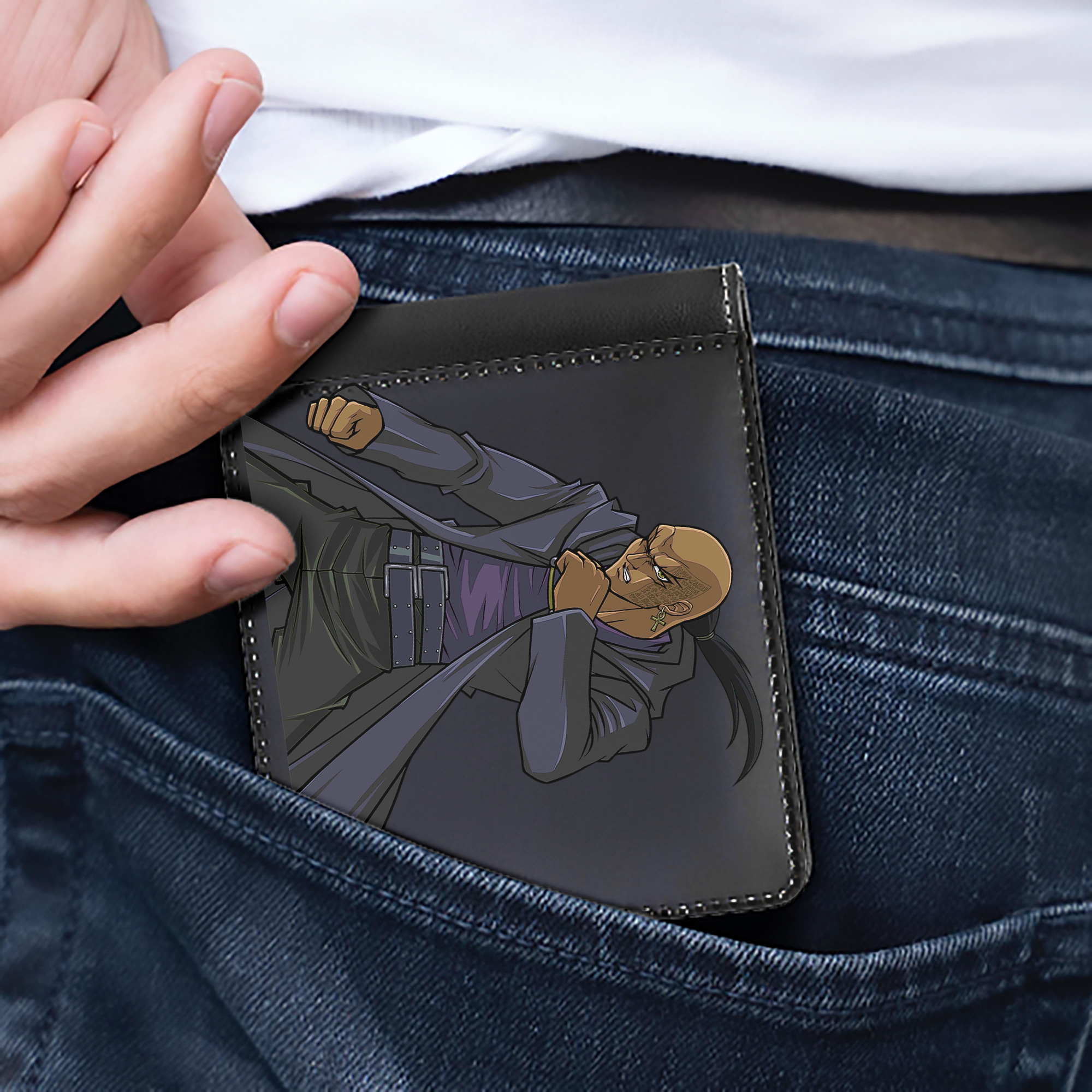 （画像用） 遊☆戯☆王 Yu-Gi-Oh! 二つ折り革財布