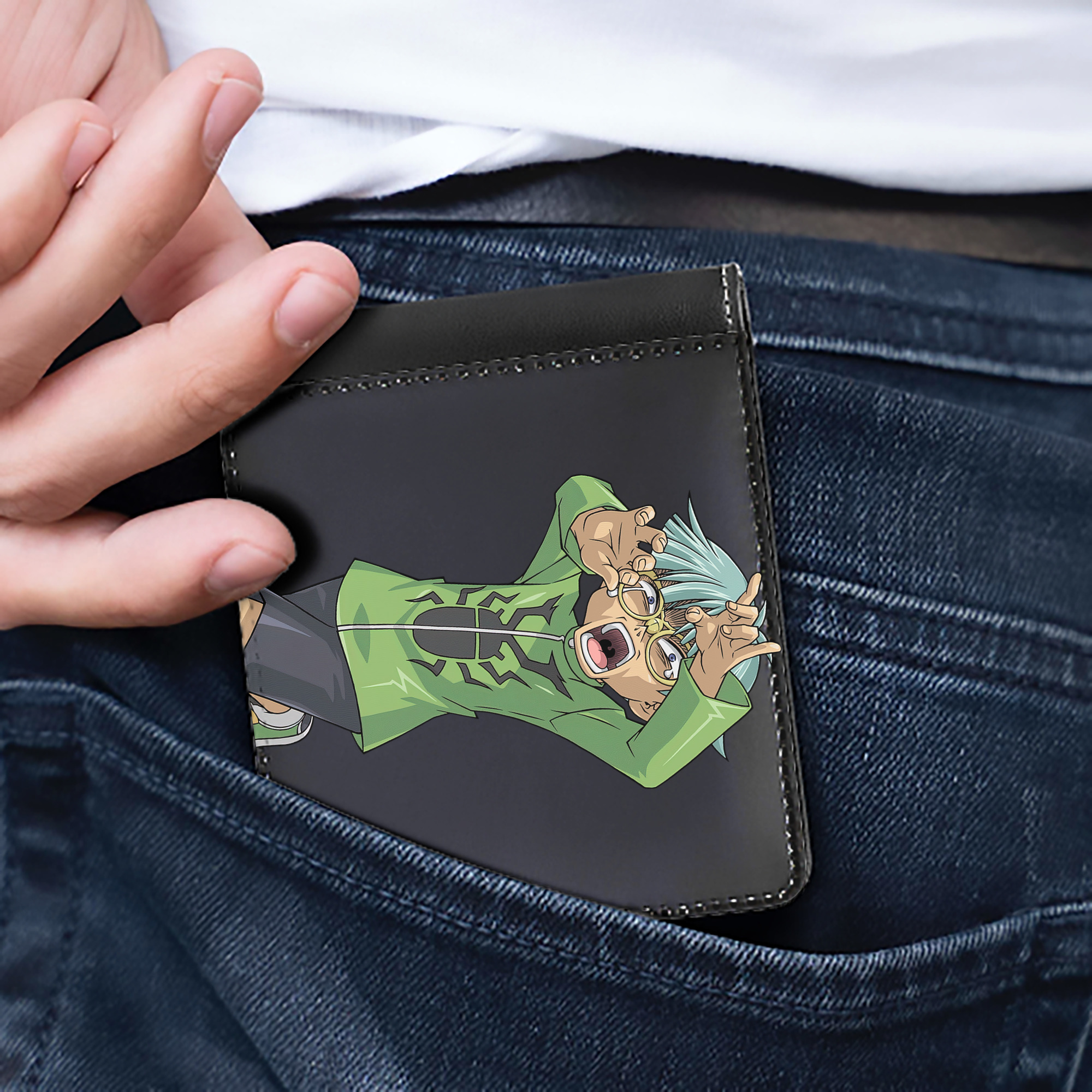 （画像用） 遊☆戯☆王 Yu-Gi-Oh! 二つ折り革財布