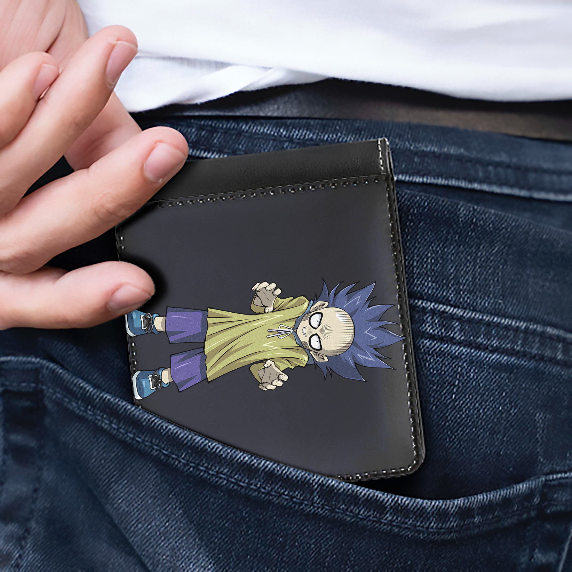 （画像用） 遊☆戯☆王 Yu-Gi-Oh! 二つ折り革財布