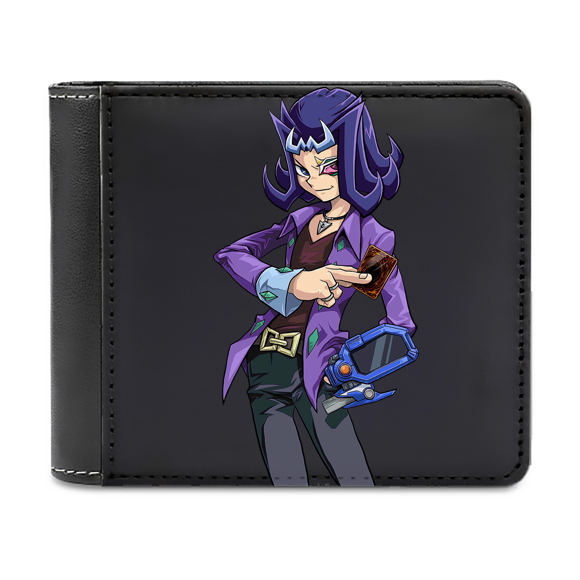 （画像用） 遊☆戯☆王 Yu-Gi-Oh! 二つ折り革財布