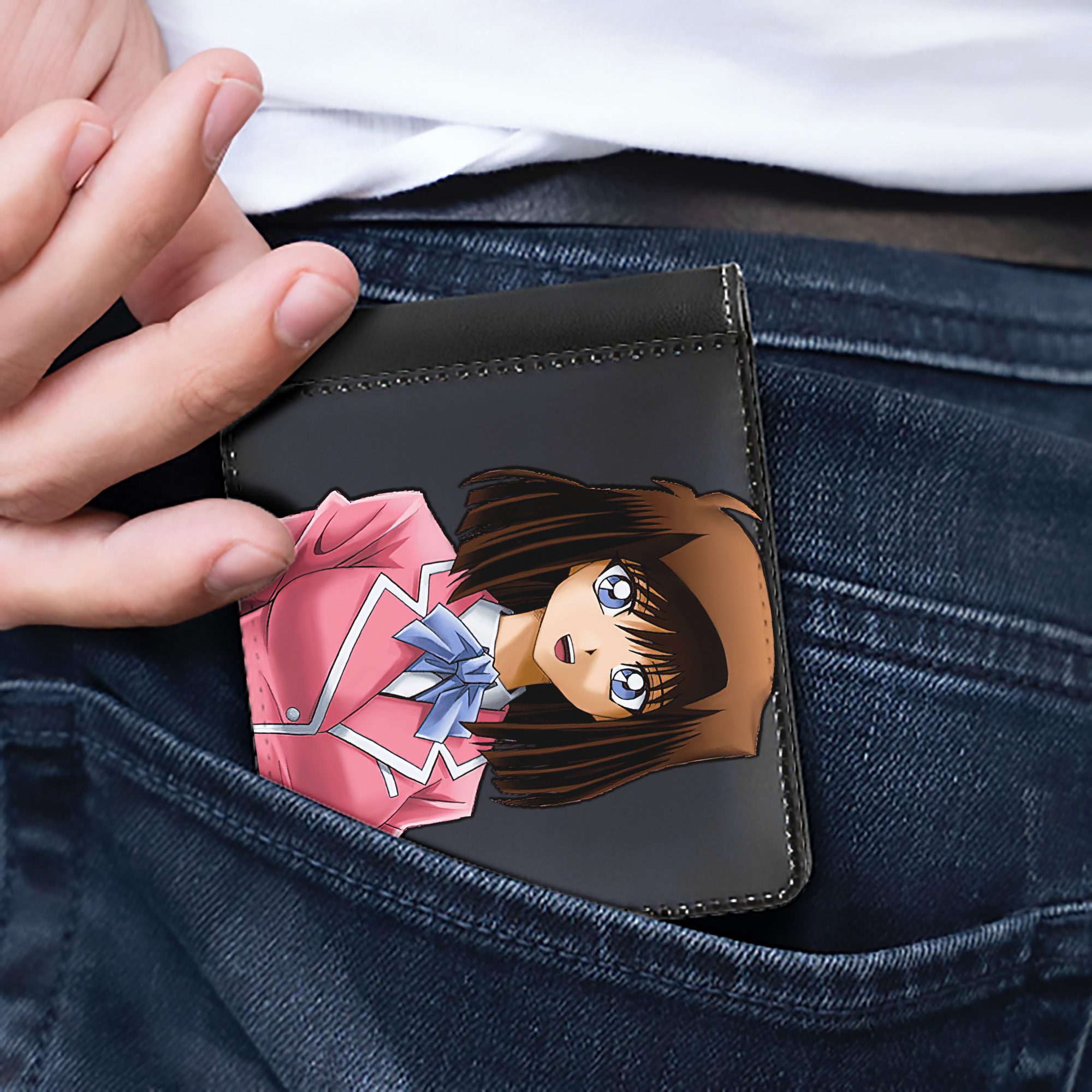 （画像用） 遊☆戯☆王 Yu-Gi-Oh! 二つ折り革財布