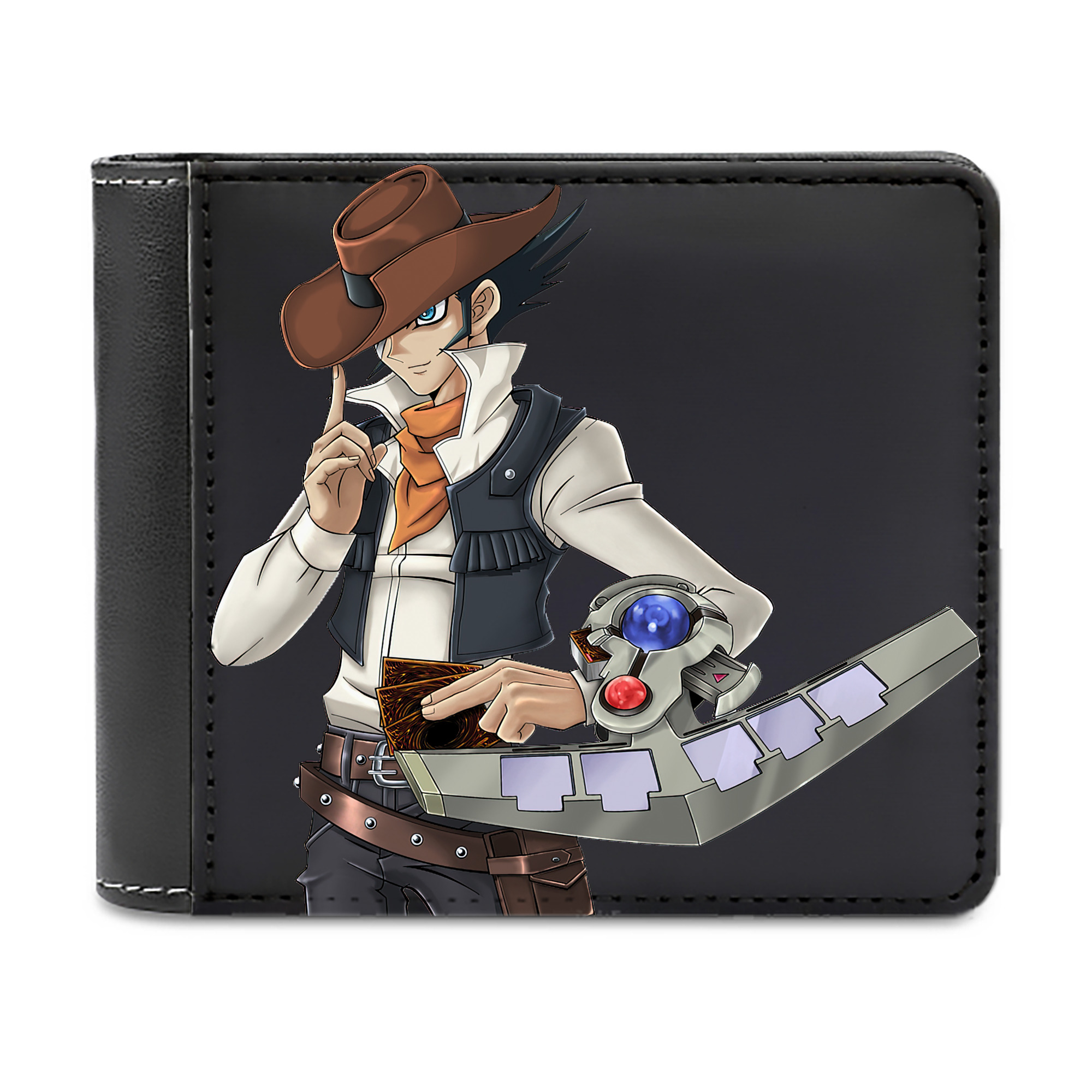 （画像用） 遊☆戯☆王 Yu-Gi-Oh! 二つ折り革財布