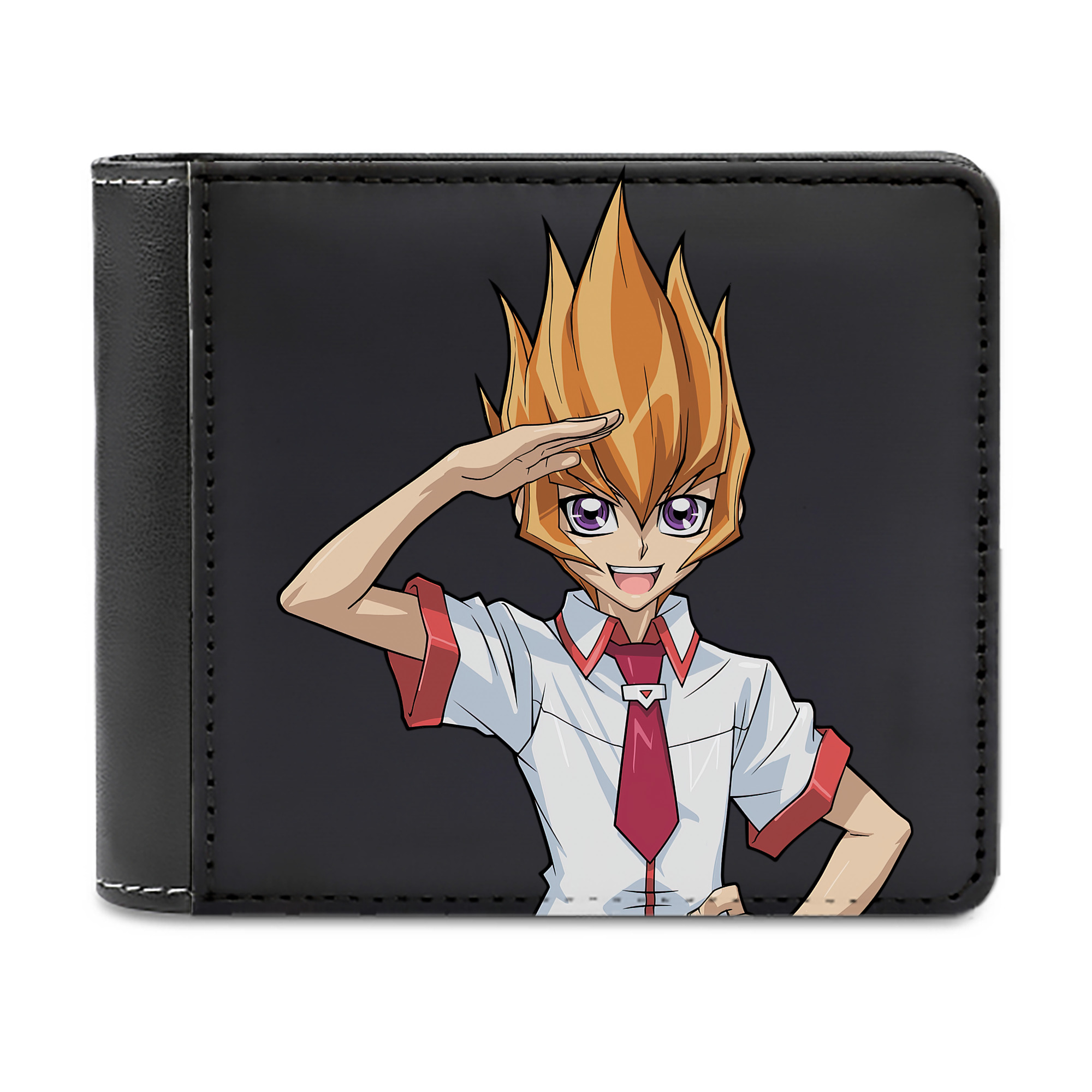 （画像用） 遊☆戯☆王 Yu-Gi-Oh! 二つ折り革財布