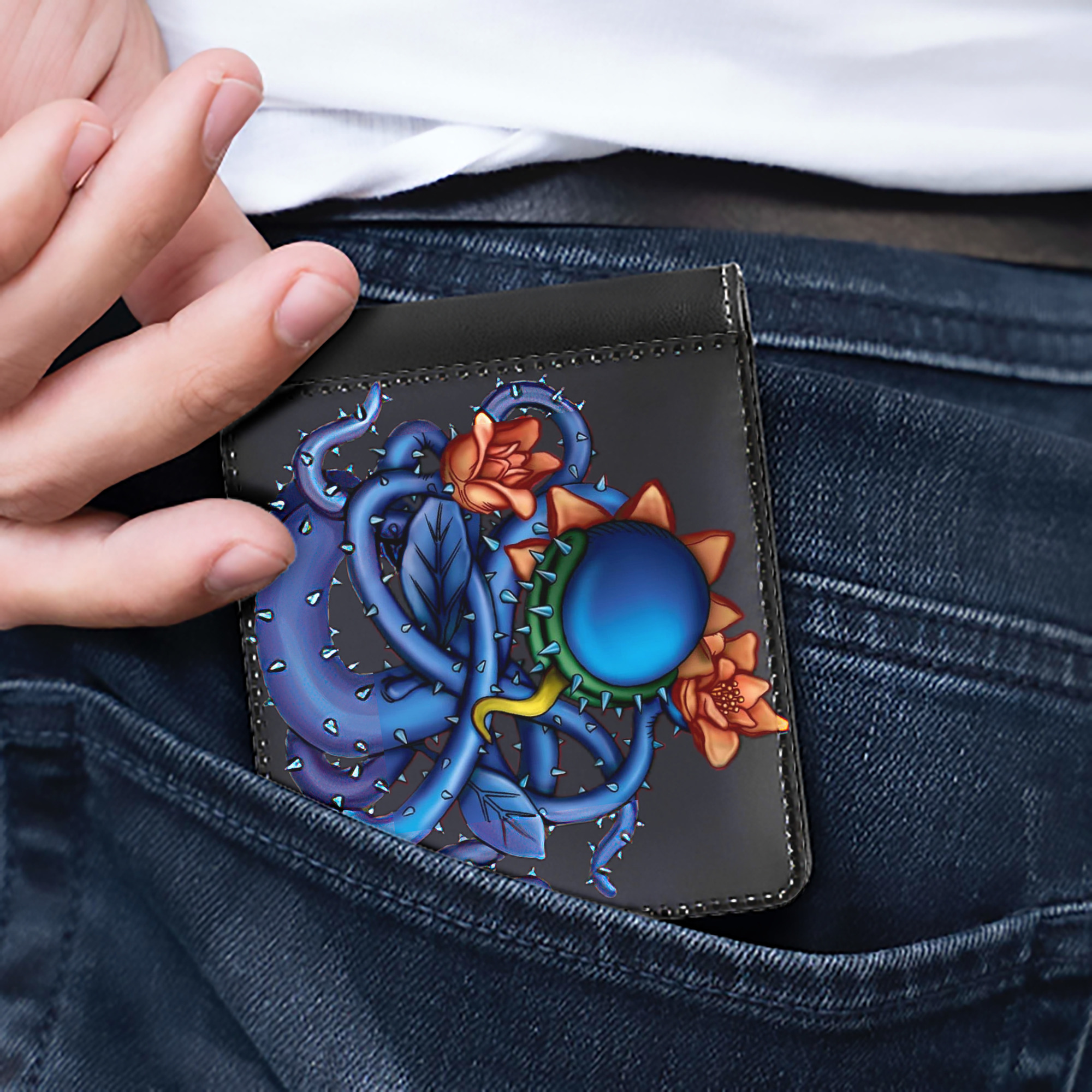 （画像用） 遊☆戯☆王 Yu-Gi-Oh! 二つ折り革財布