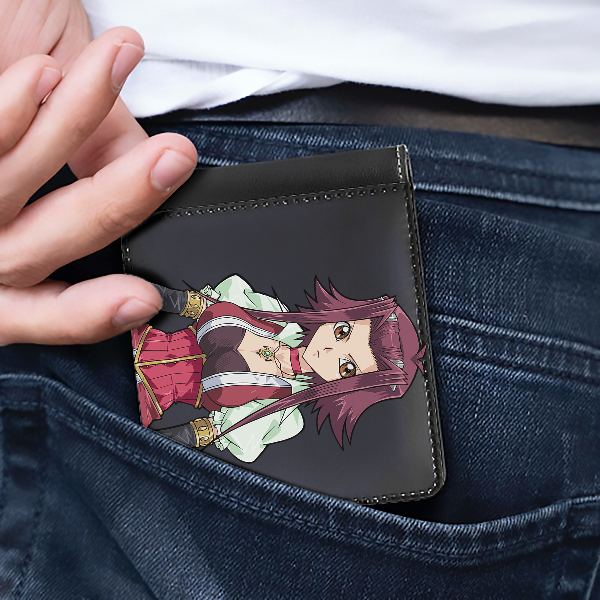 （画像用） 遊☆戯☆王 Yu-Gi-Oh! 二つ折り革財布