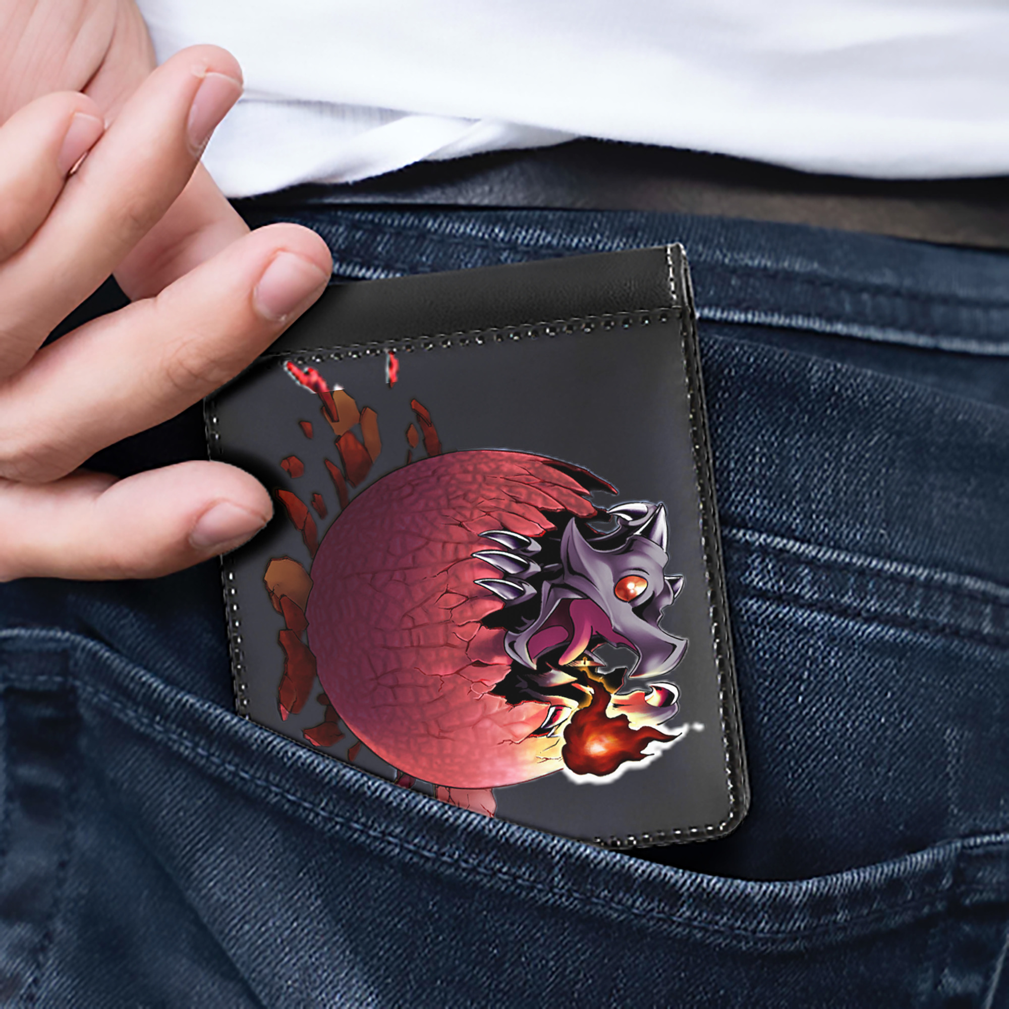 （画像用） 遊☆戯☆王 Yu-Gi-Oh! 二つ折り革財布