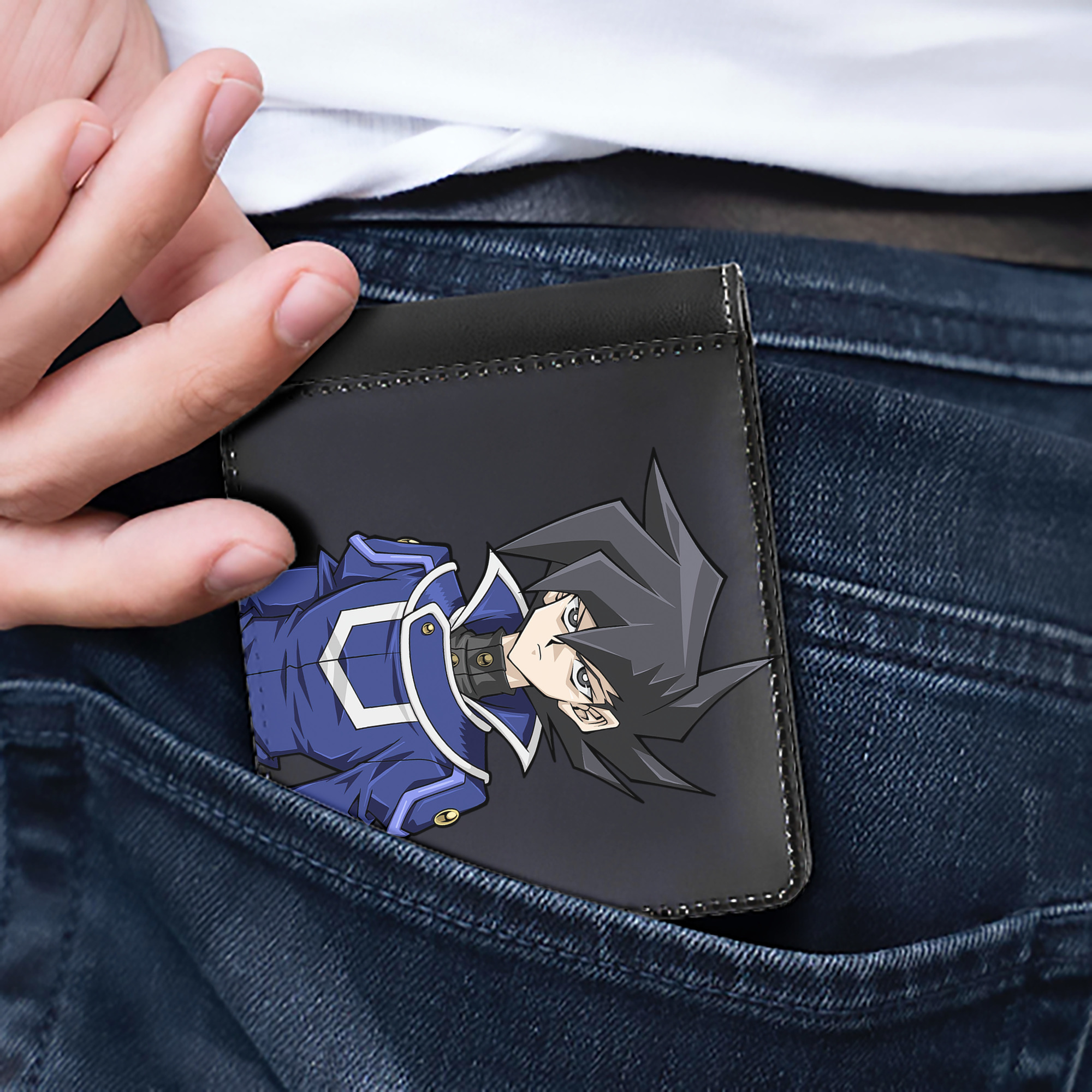 （画像用） 遊☆戯☆王 Yu-Gi-Oh! 二つ折り革財布