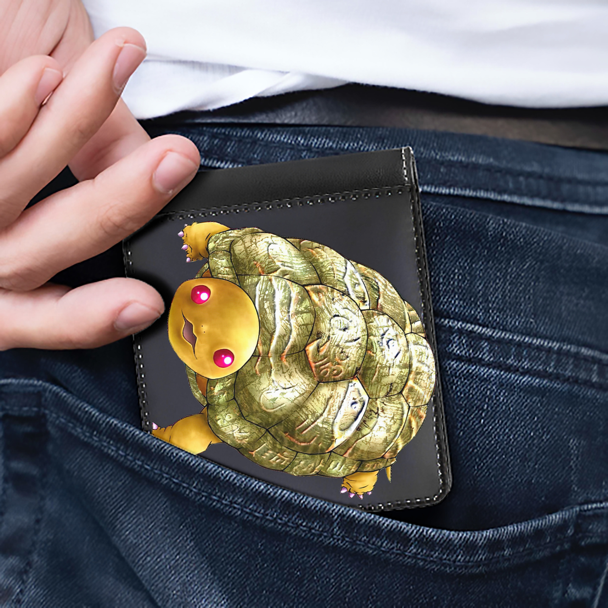 （画像用） 遊☆戯☆王 Yu-Gi-Oh! 二つ折り革財布