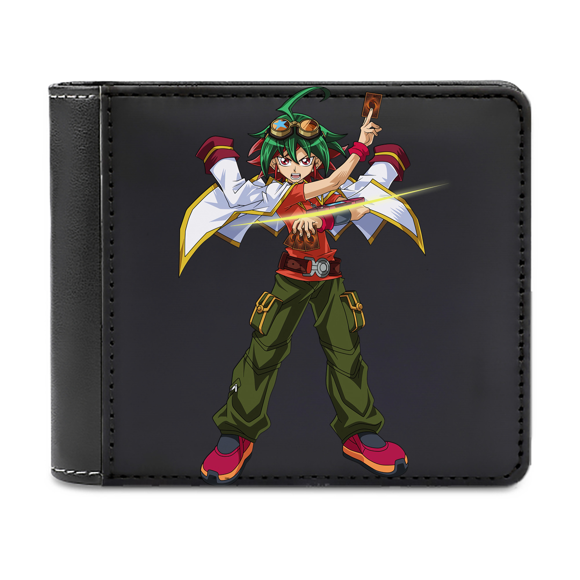 （画像用） 遊☆戯☆王 Yu-Gi-Oh! 二つ折り革財布