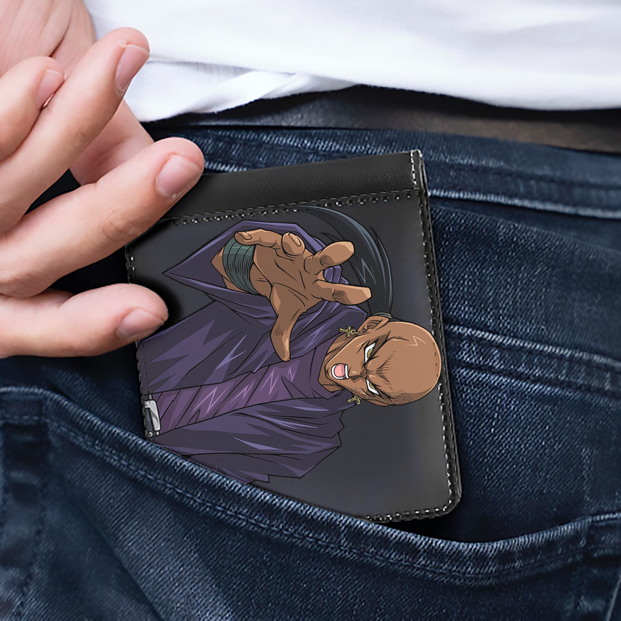（画像用） 遊☆戯☆王 Yu-Gi-Oh! 二つ折り革財布