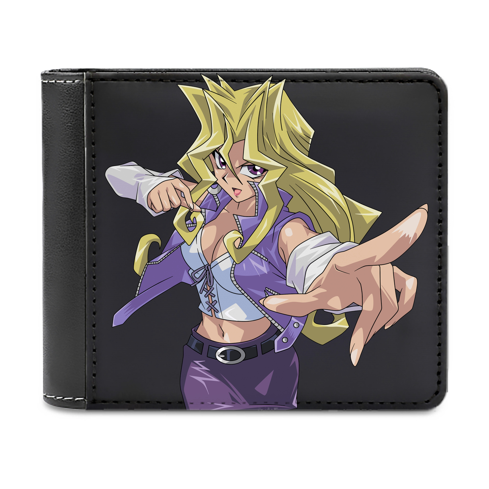 （画像用） 遊☆戯☆王 Yu-Gi-Oh! 二つ折り革財布