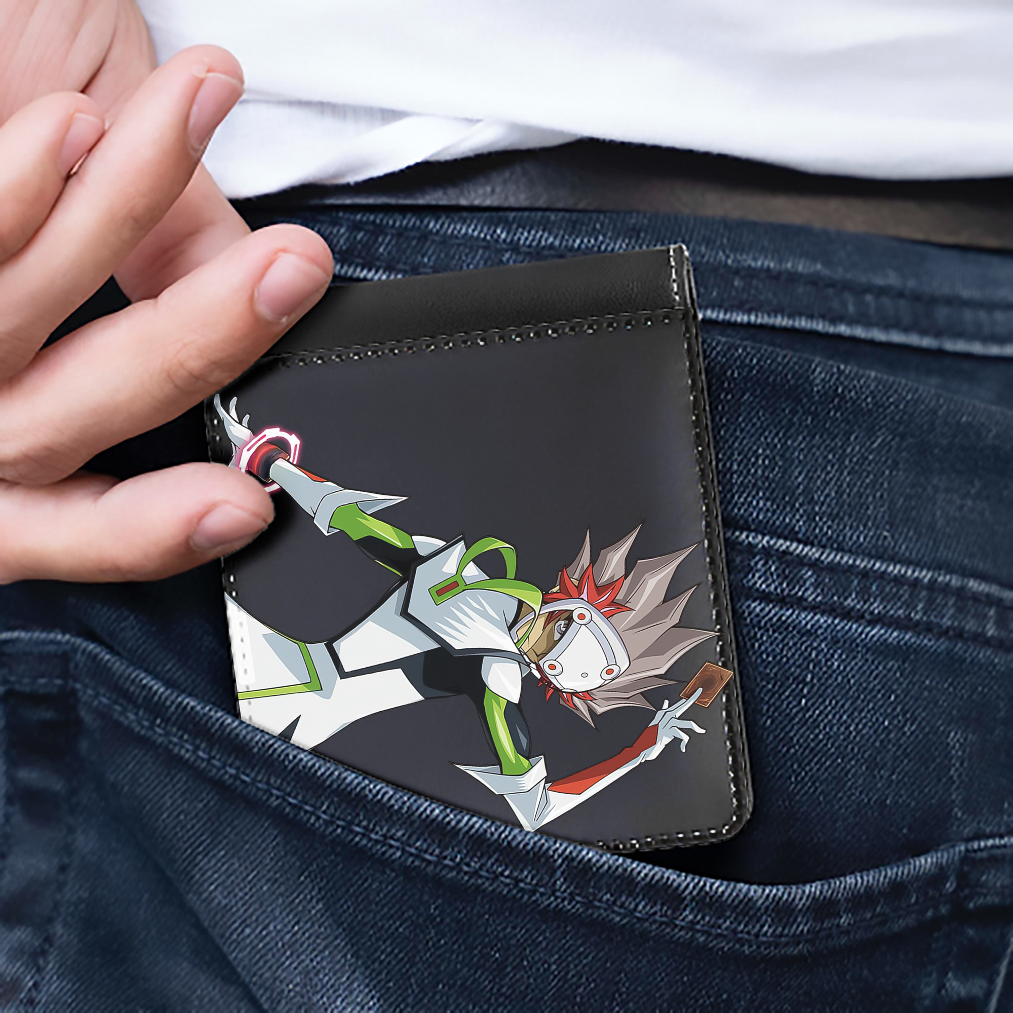 （画像用） 遊☆戯☆王 Yu-Gi-Oh! 二つ折り革財布