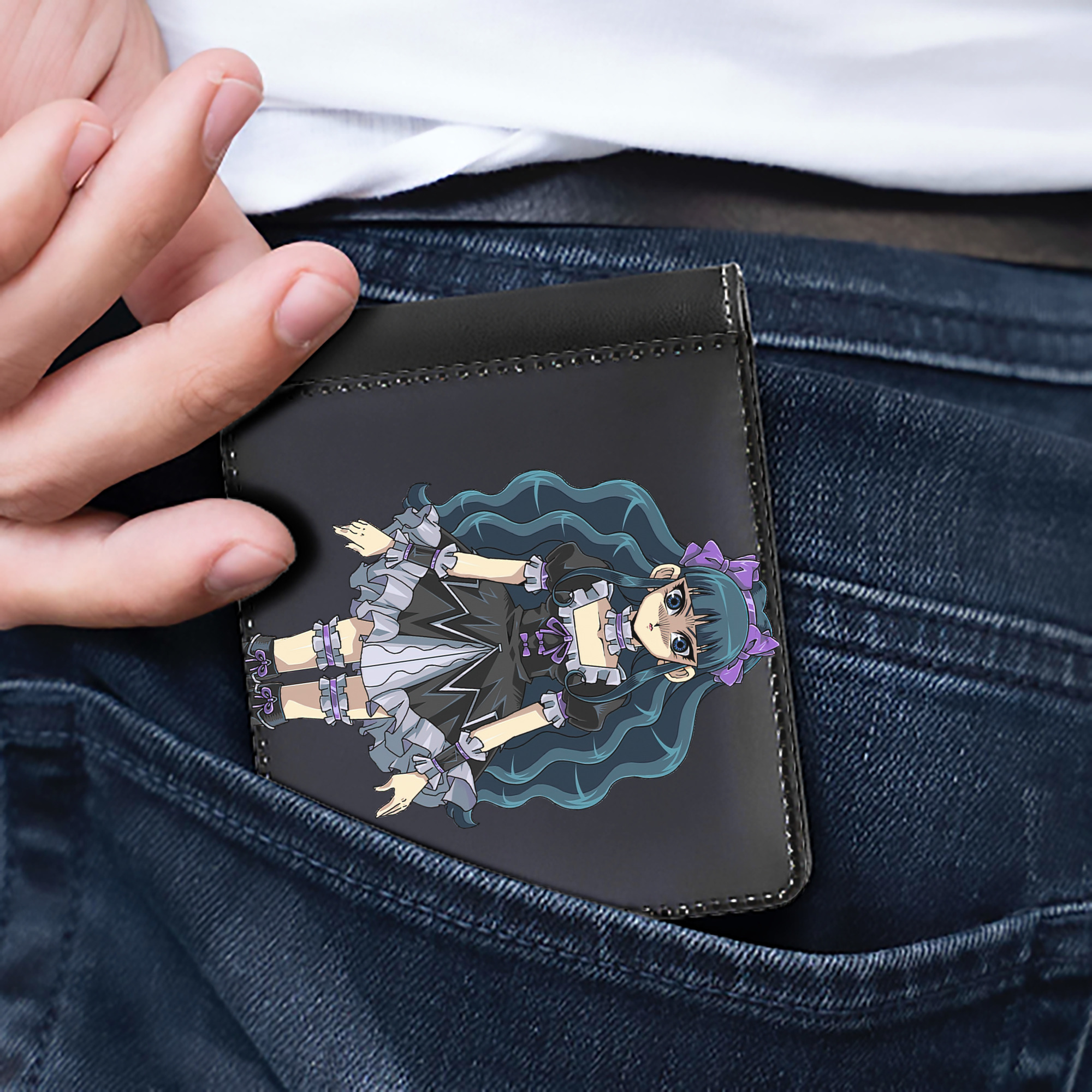 （画像用） 遊☆戯☆王 Yu-Gi-Oh! 二つ折り革財布