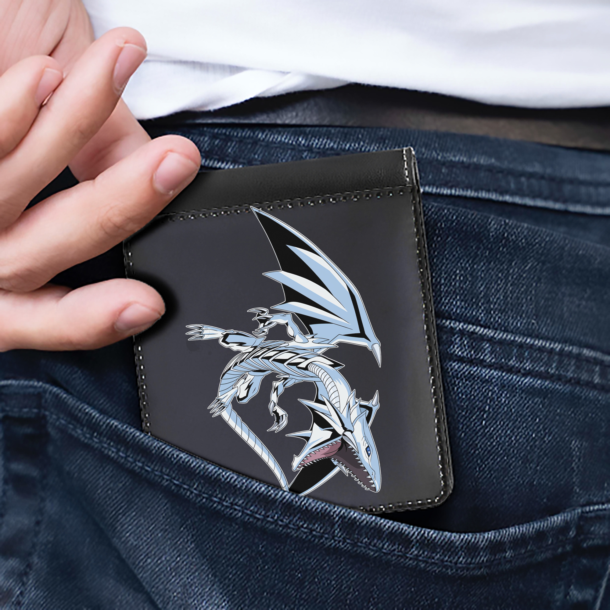 （画像用） 遊☆戯☆王 Yu-Gi-Oh! 二つ折り革財布