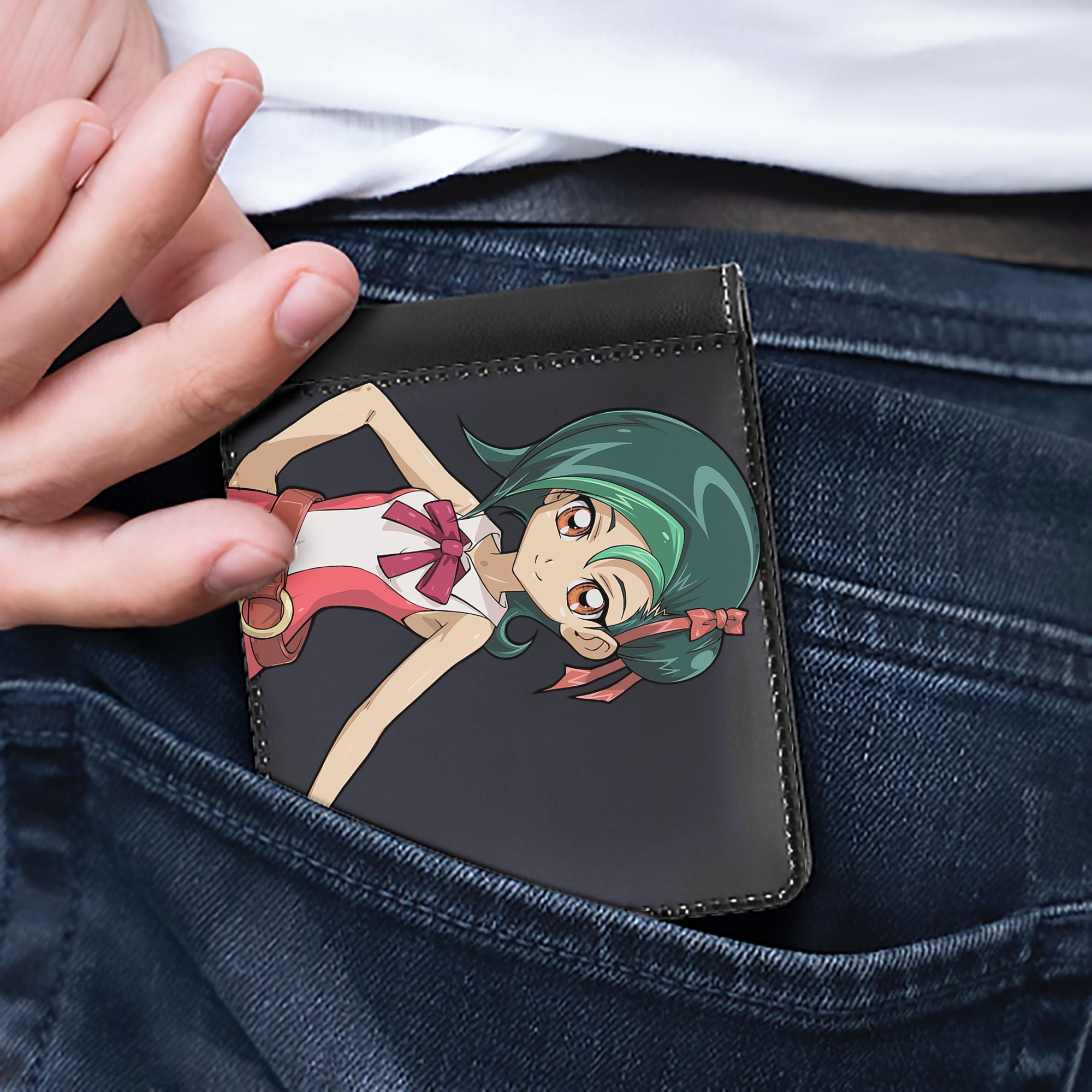 （画像用） 遊☆戯☆王 Yu-Gi-Oh! 二つ折り革財布