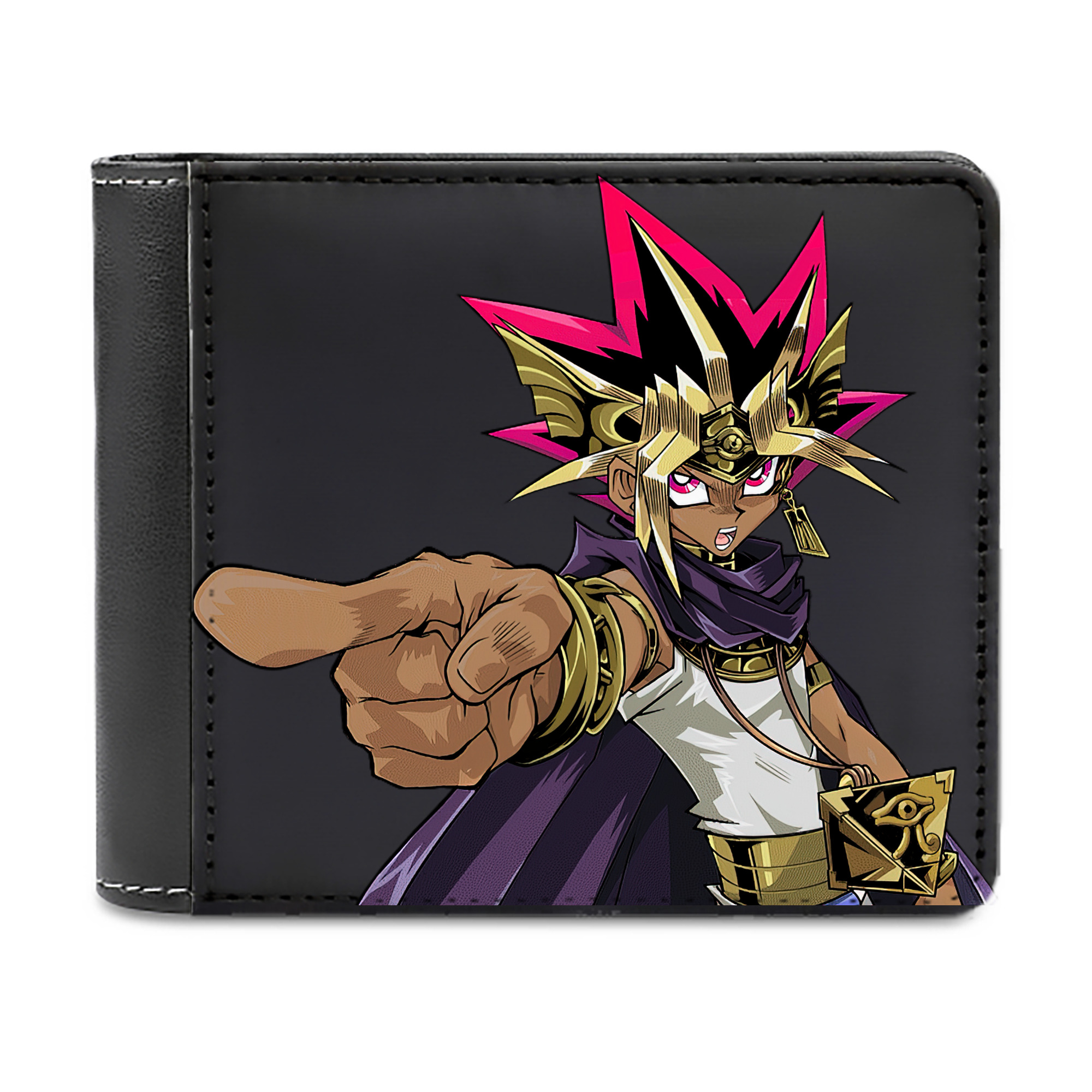 （画像用） 遊☆戯☆王 Yu-Gi-Oh! 二つ折り革財布