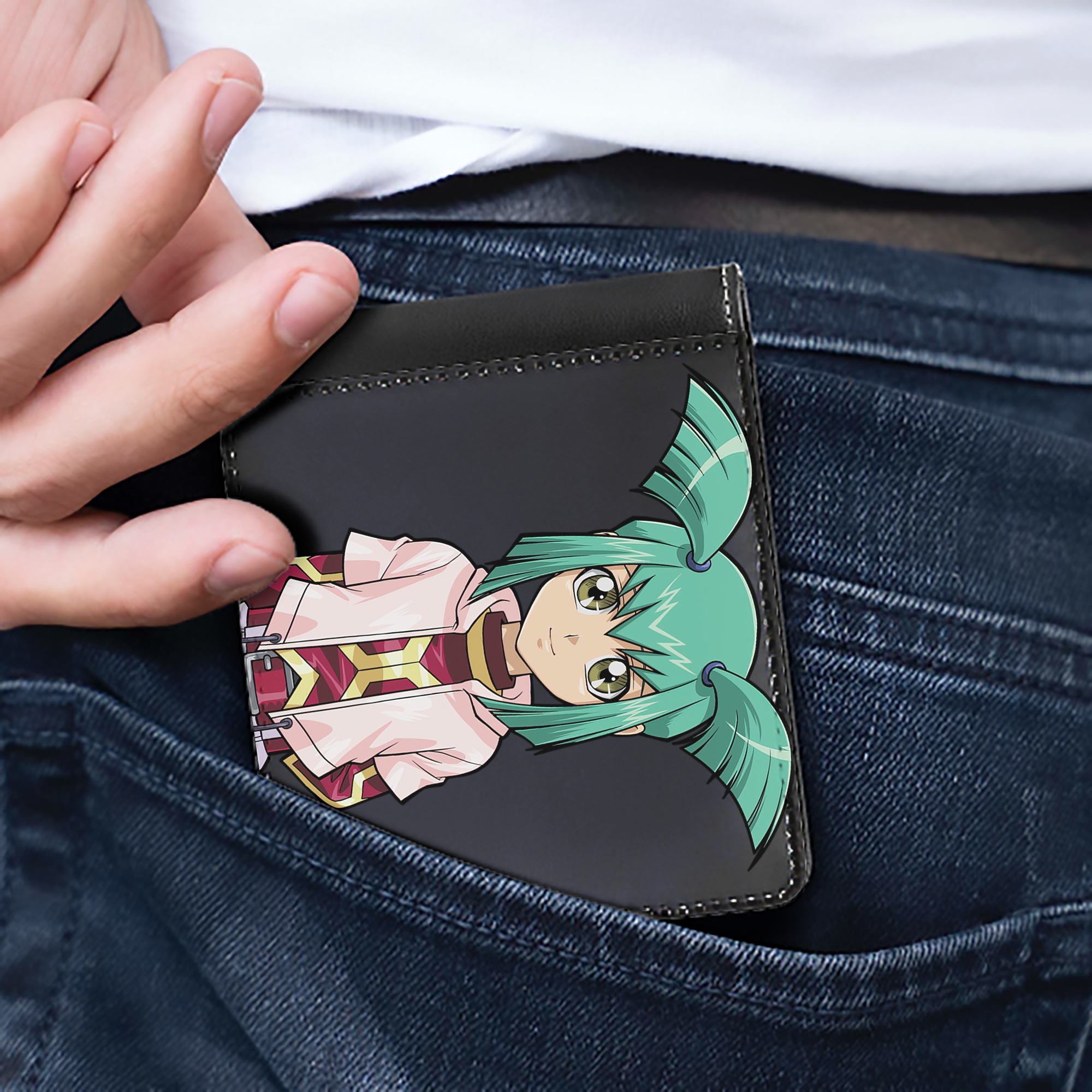 （画像用） 遊☆戯☆王 Yu-Gi-Oh! 二つ折り革財布