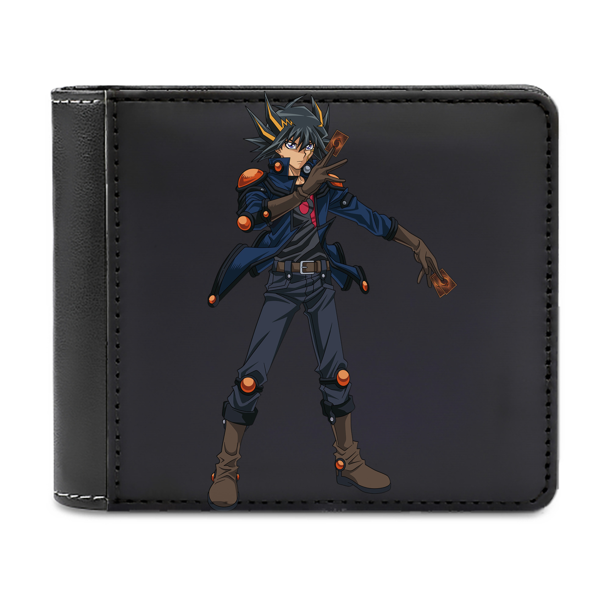 （画像用） 遊☆戯☆王 Yu-Gi-Oh! 二つ折り革財布