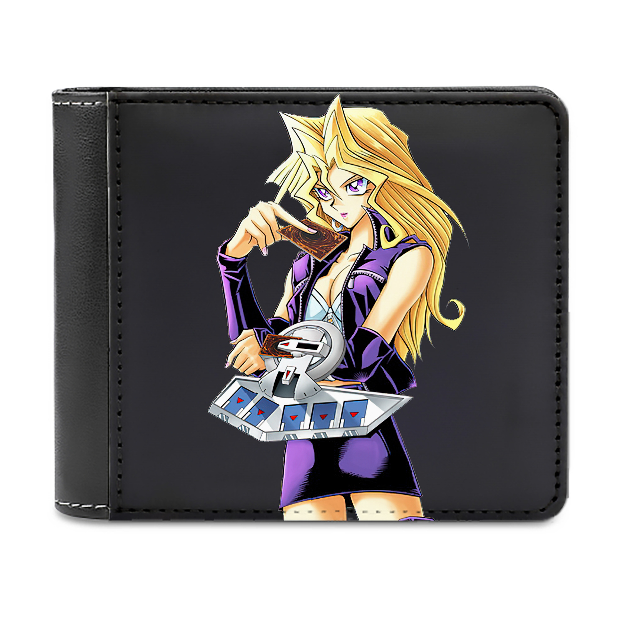 （画像用） 遊☆戯☆王 Yu-Gi-Oh! 二つ折り革財布