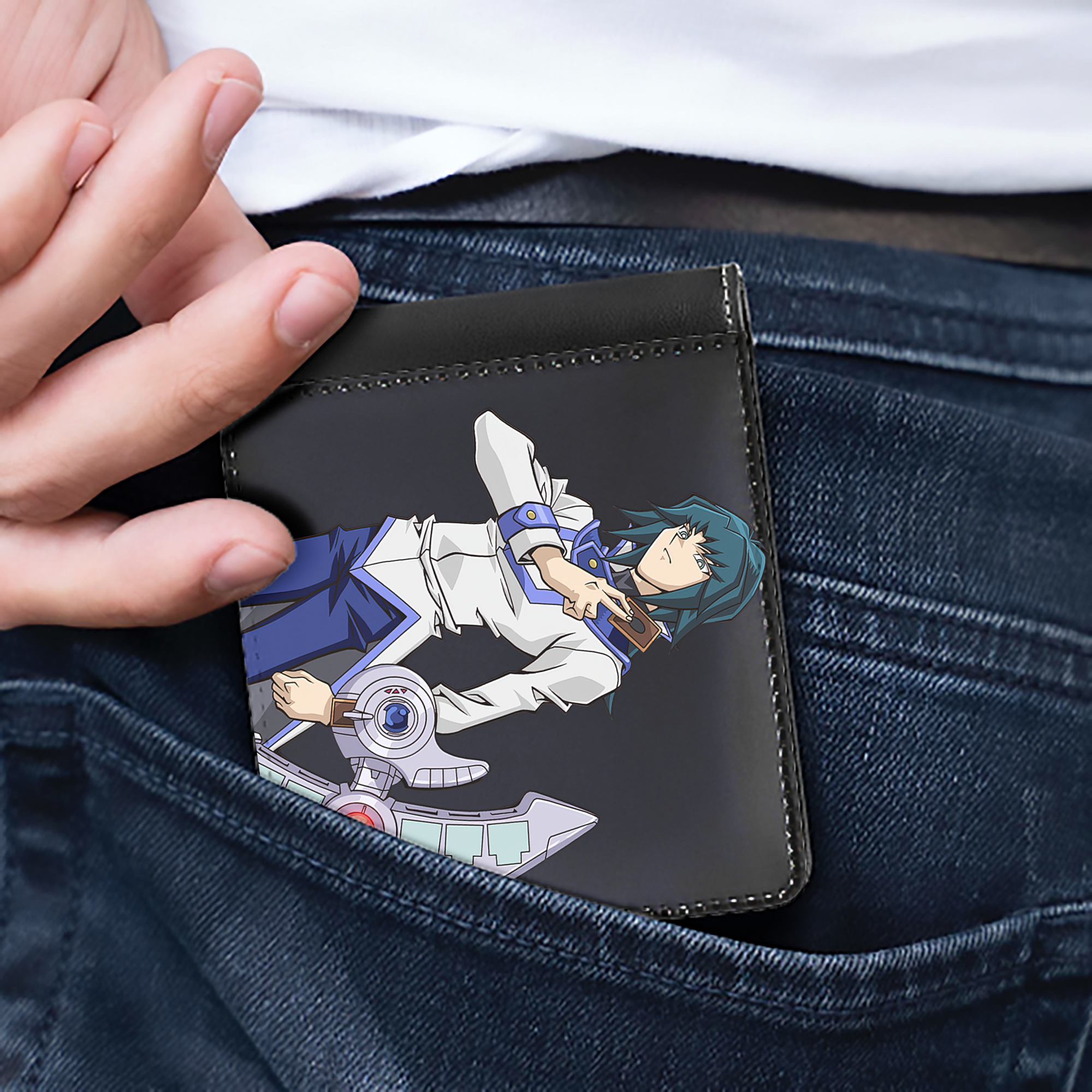 （画像用） 遊☆戯☆王 Yu-Gi-Oh! 二つ折り革財布