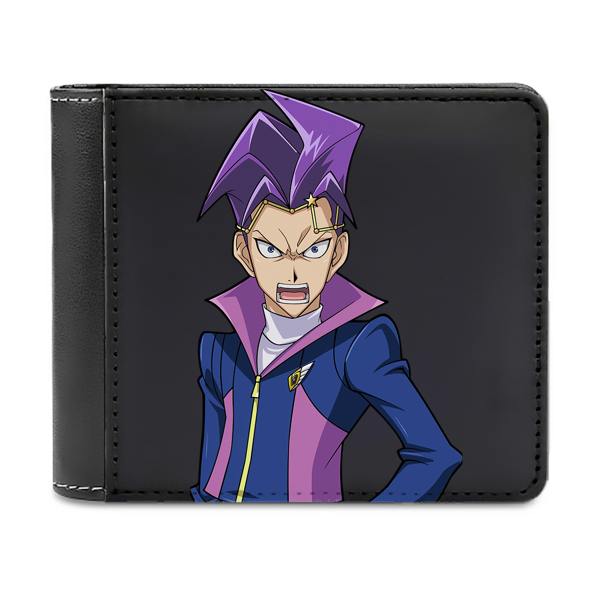 （画像用） 遊☆戯☆王 Yu-Gi-Oh! 二つ折り革財布