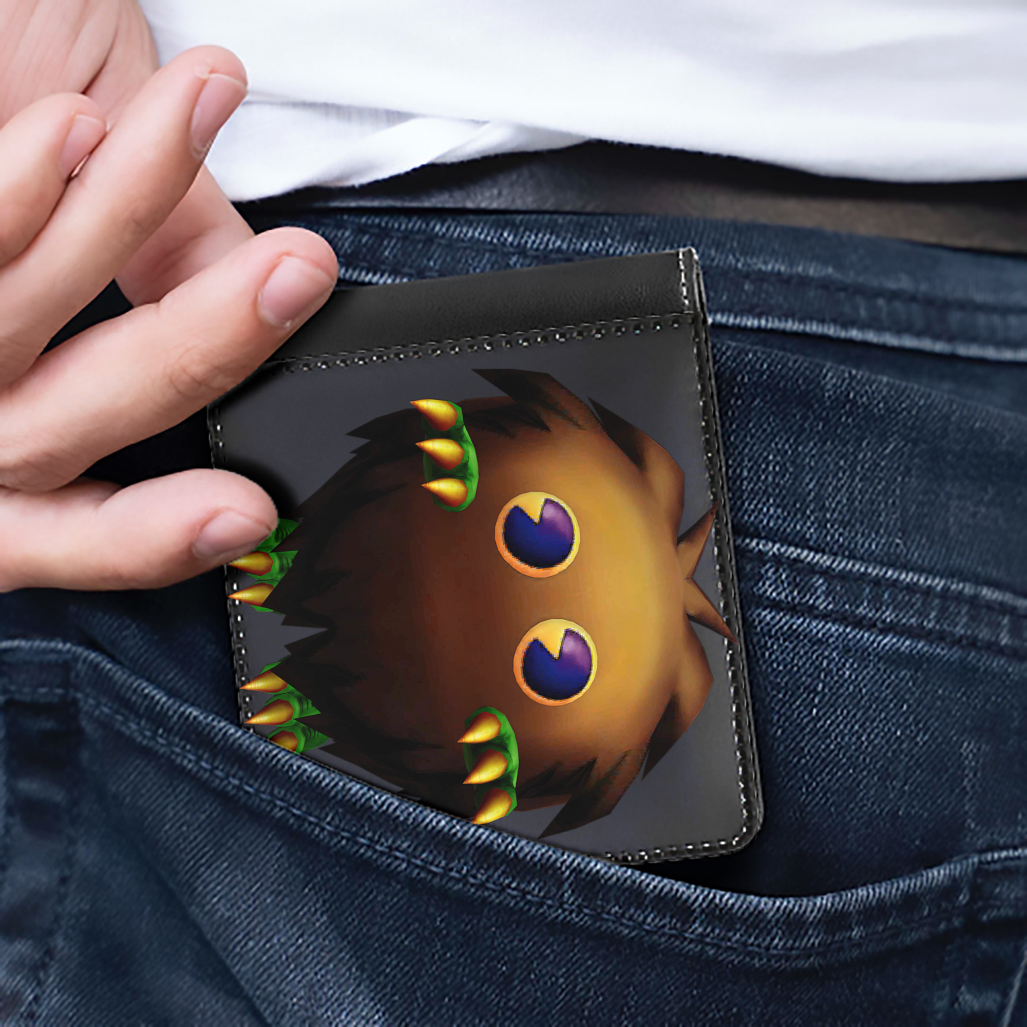 （画像用） 遊☆戯☆王 Yu-Gi-Oh! 二つ折り革財布
