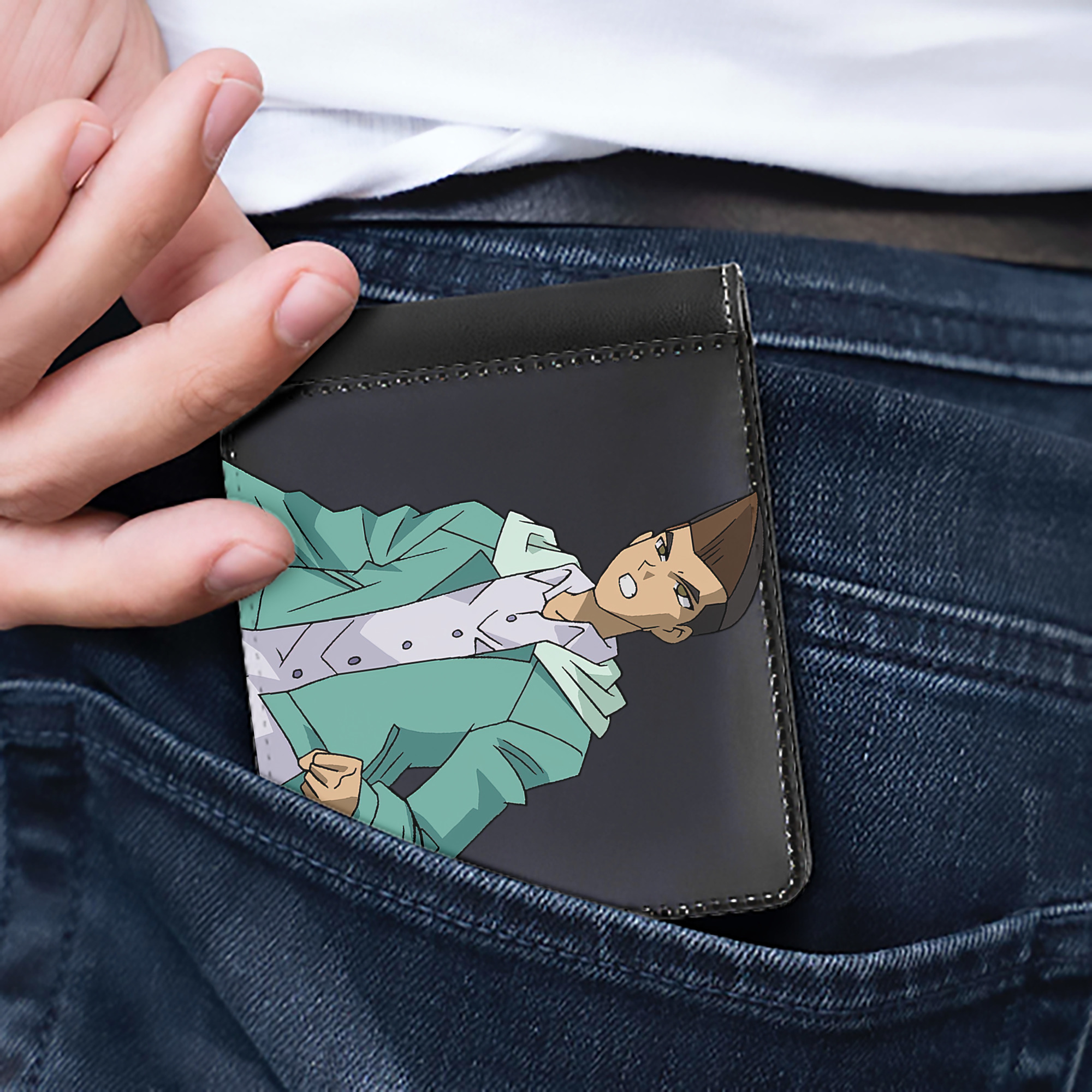 （画像用） 遊☆戯☆王 Yu-Gi-Oh! 二つ折り革財布