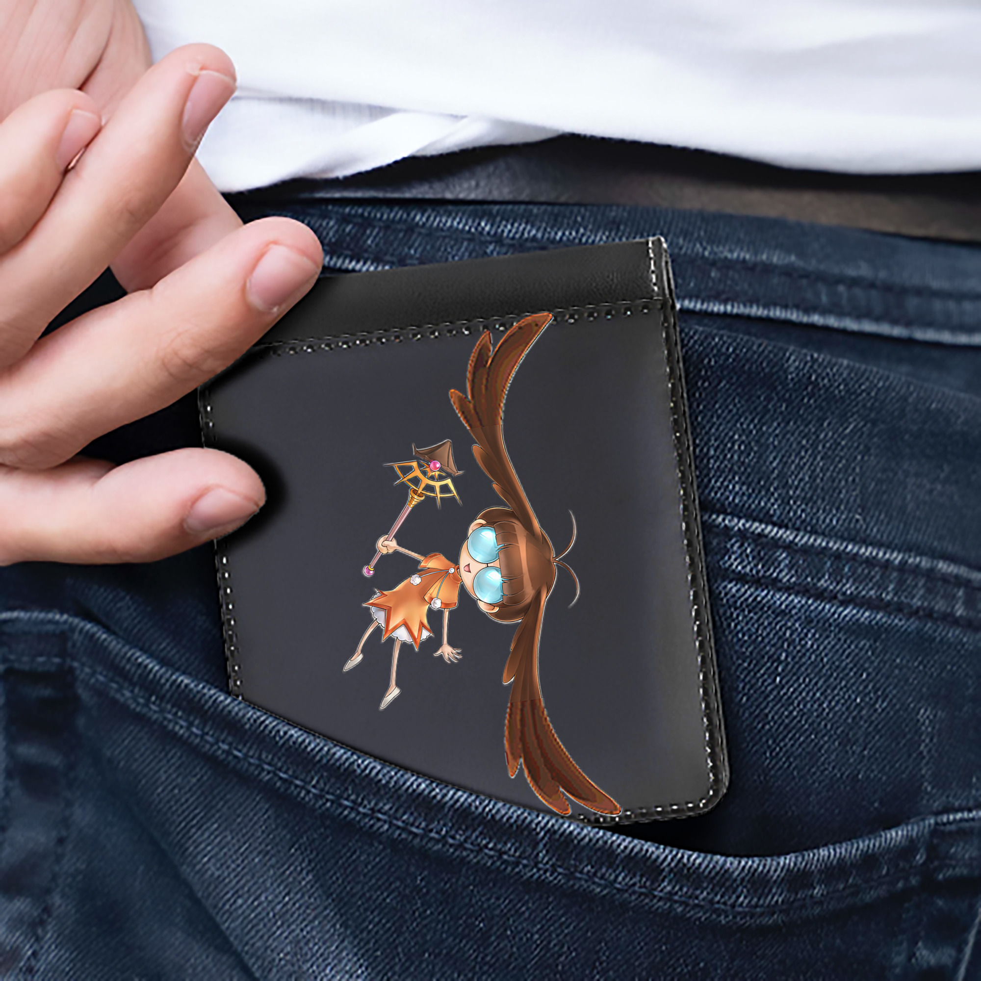 （画像用） 遊☆戯☆王 Yu-Gi-Oh! 二つ折り革財布