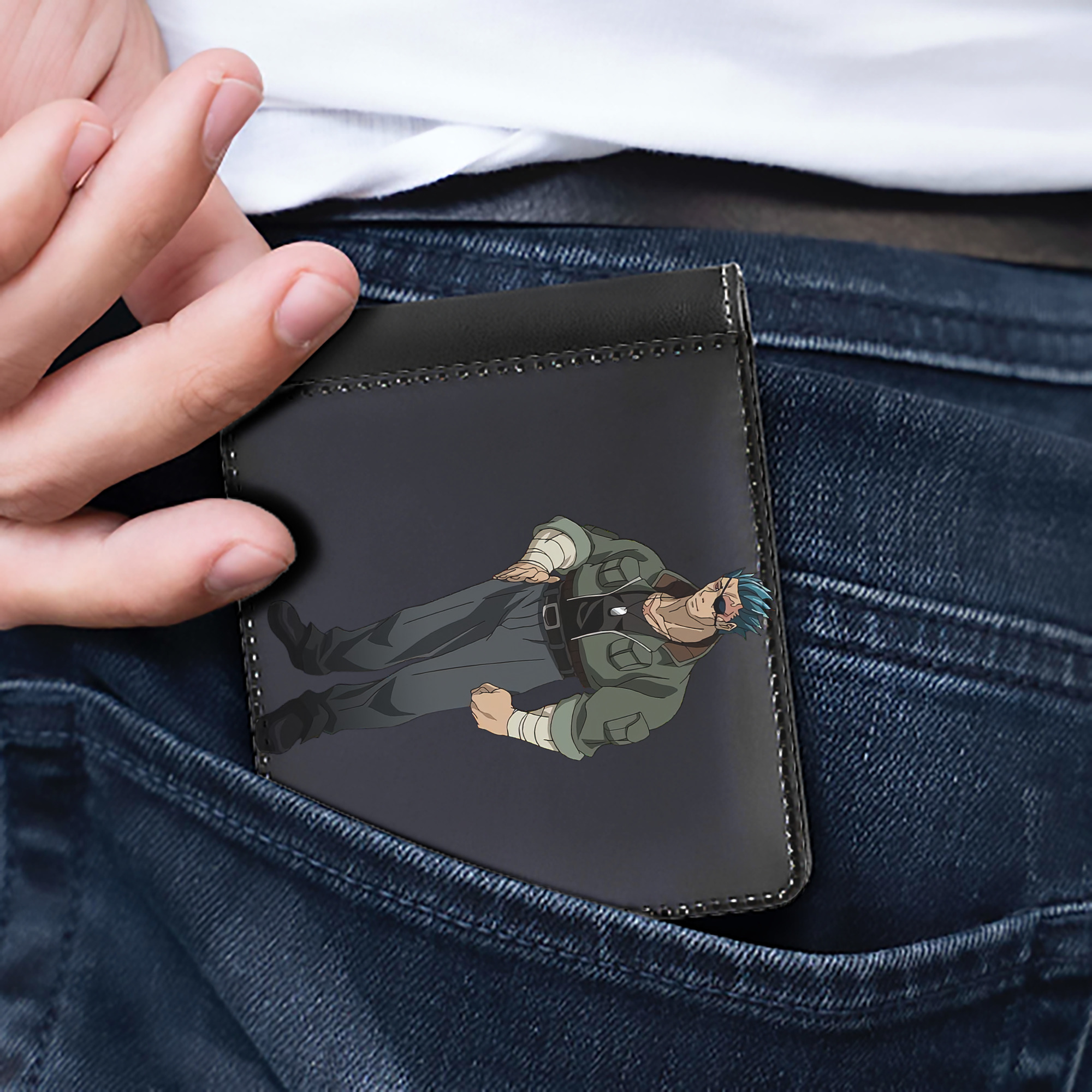 （画像用） 遊☆戯☆王 Yu-Gi-Oh! 二つ折り革財布