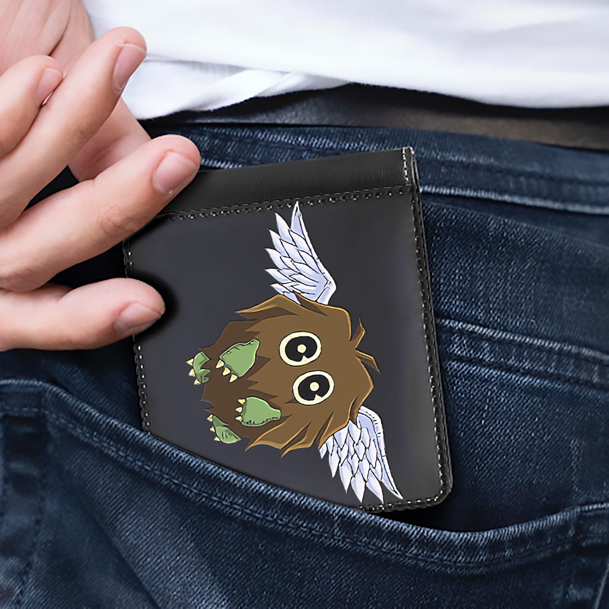 （画像用） 遊☆戯☆王 Yu-Gi-Oh! 二つ折り革財布