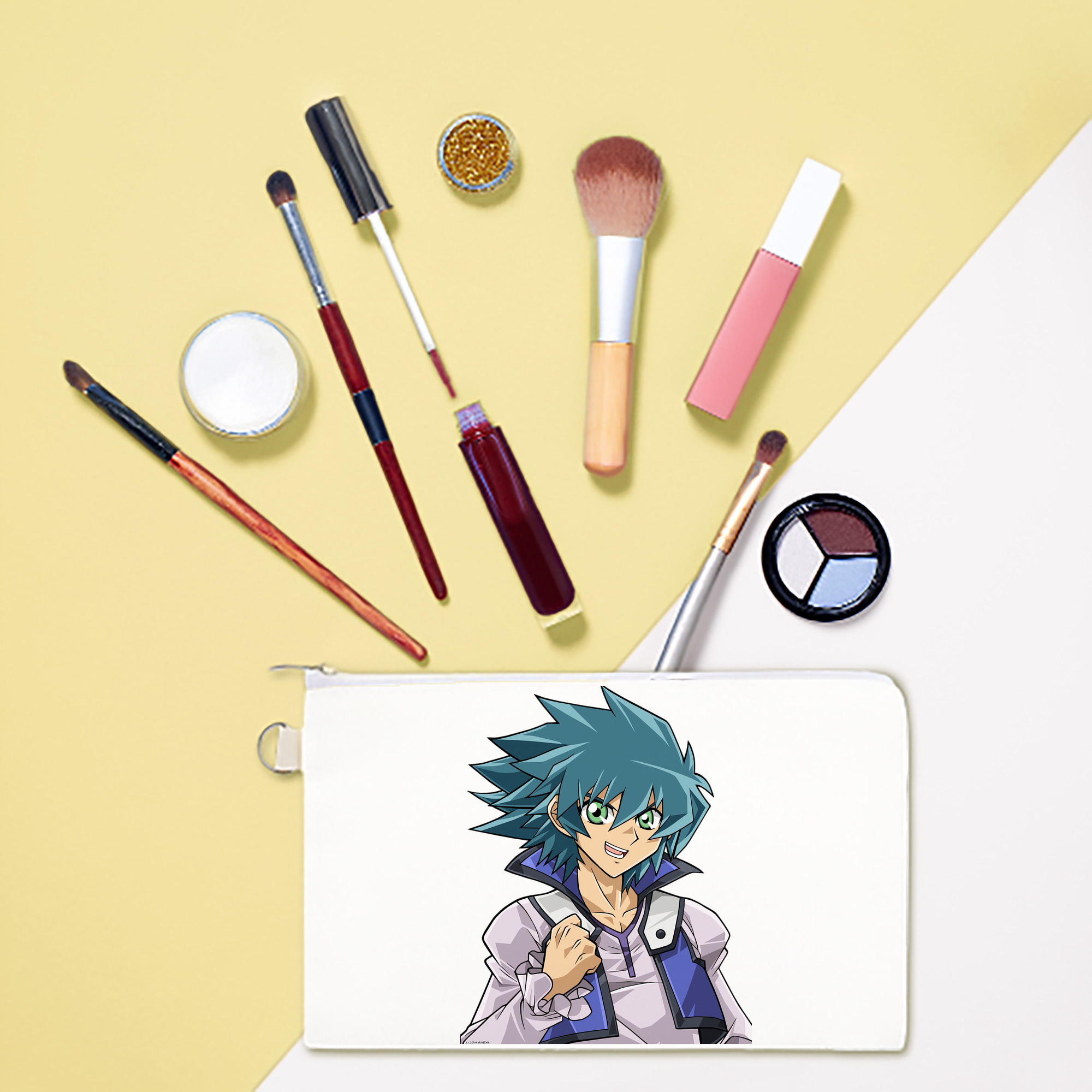 （画像用） 遊☆戯☆王 Yu-Gi-Oh! キャンバス生地ポーチ　小物入れ