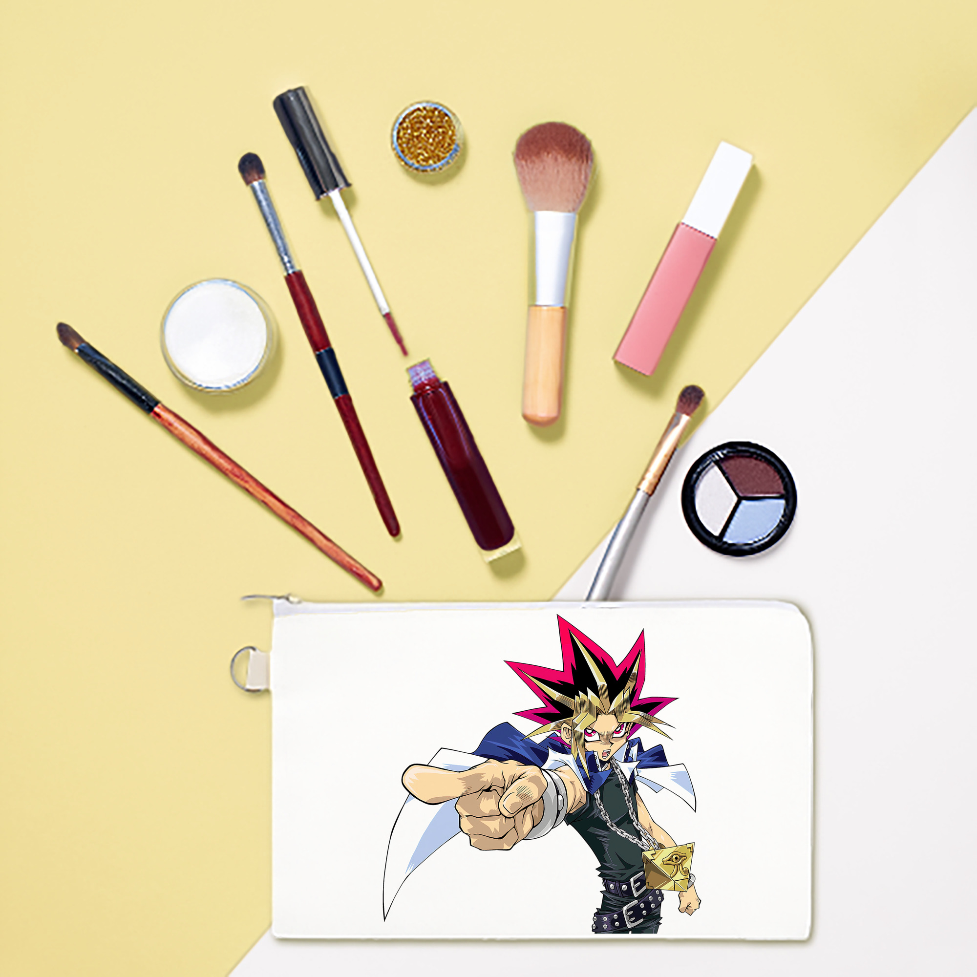 （画像用） 遊☆戯☆王 Yu-Gi-Oh! キャンバス生地ポーチ　小物入れ