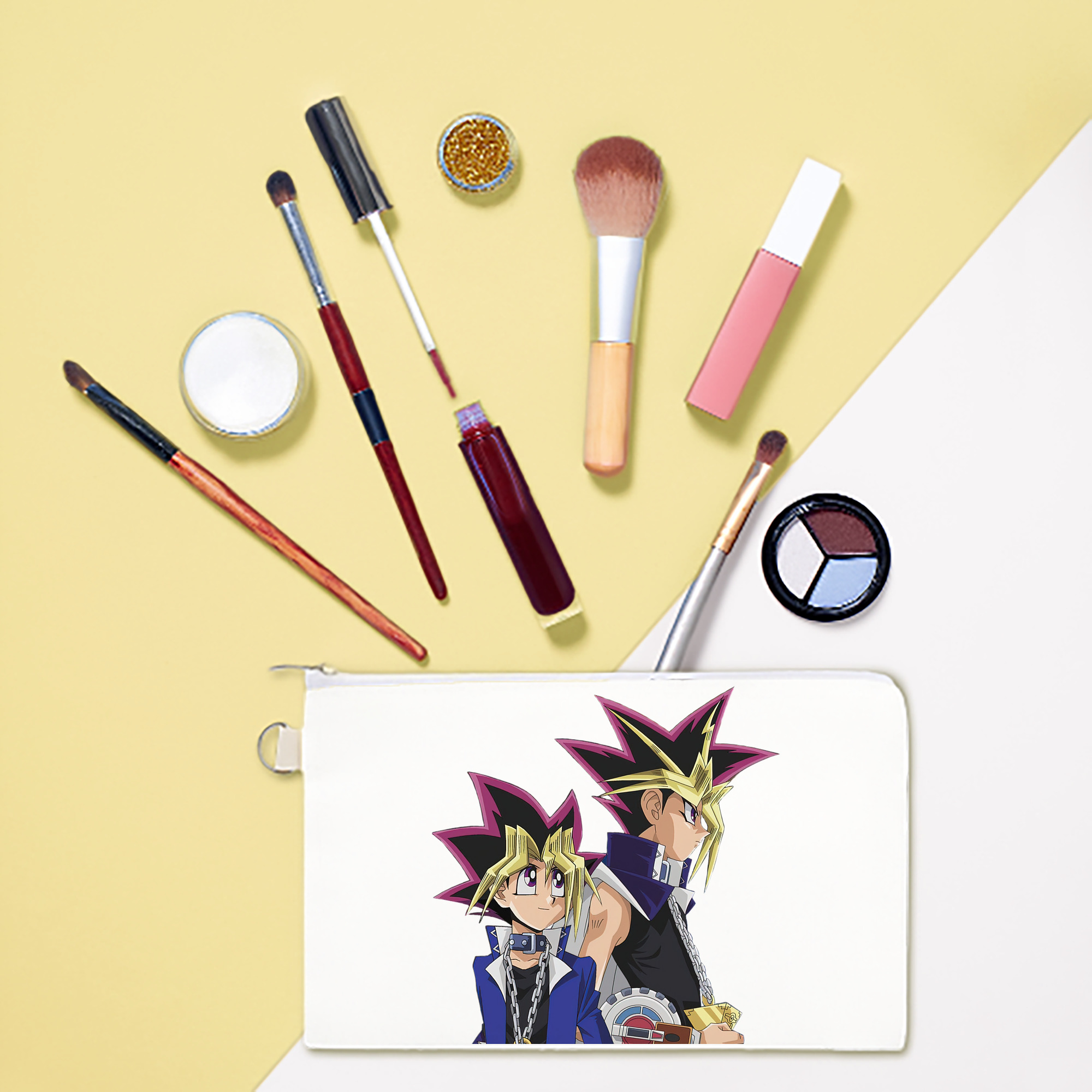 （画像用） 遊☆戯☆王 Yu-Gi-Oh! キャンバス生地ポーチ　小物入れ